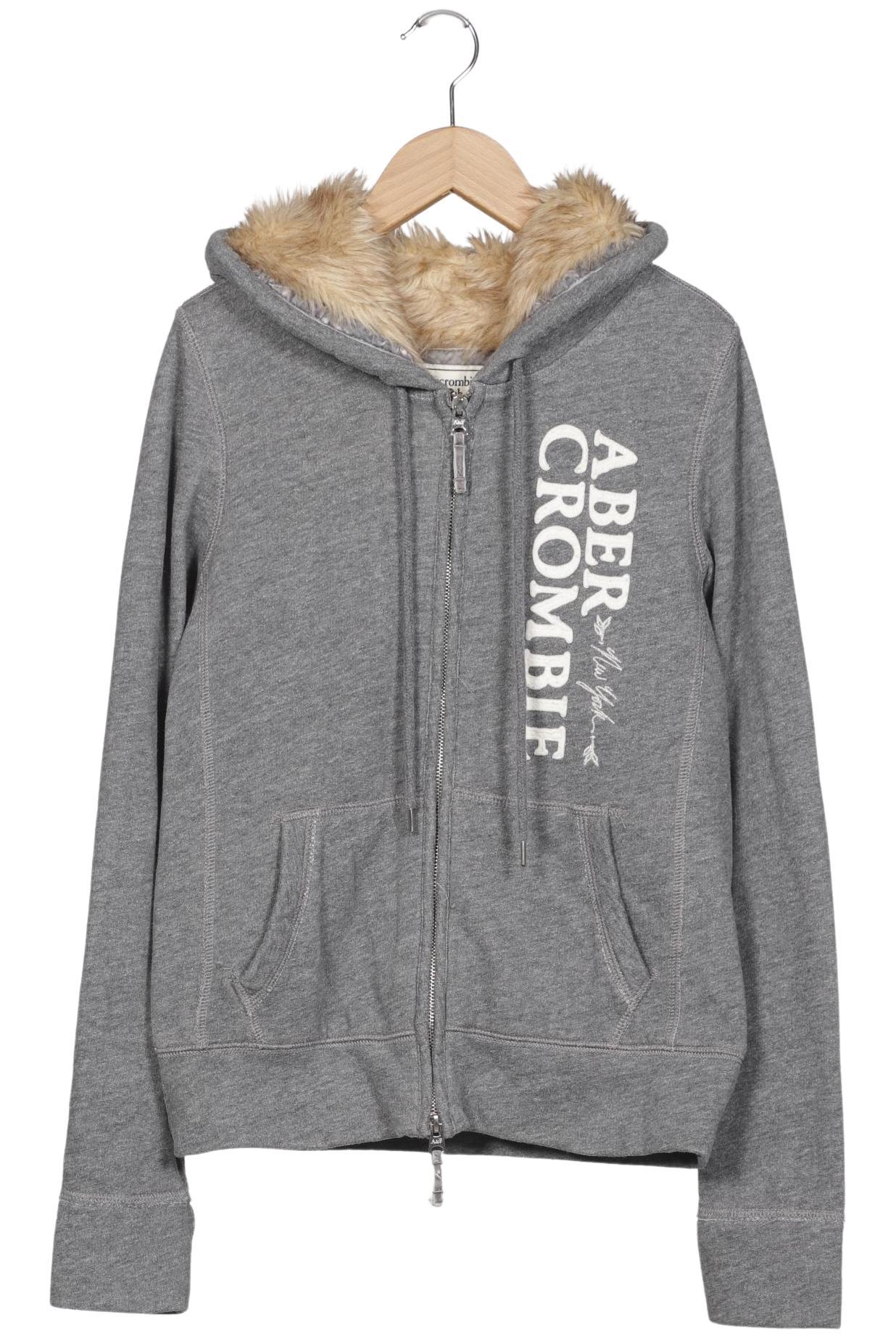 

Abercrombie & Fitch Damen Kapuzenpullover, grau, Gr. 36