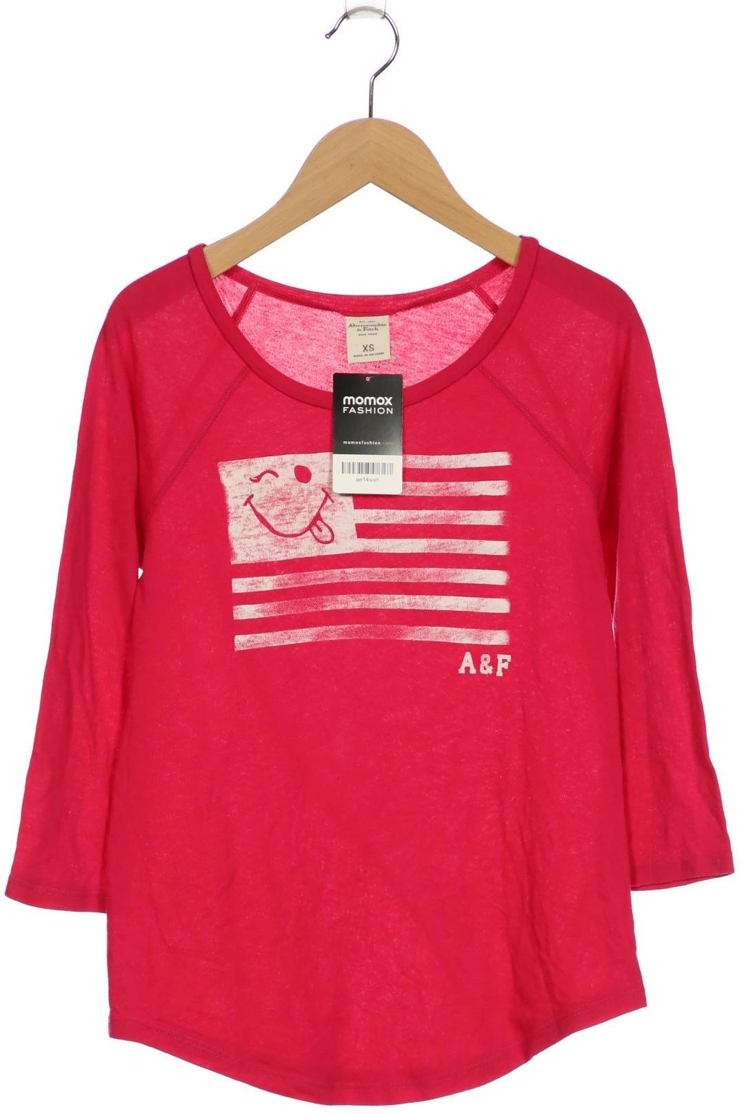 

Abercrombie & Fitch Damen Langarmshirt, pink, Gr. 34