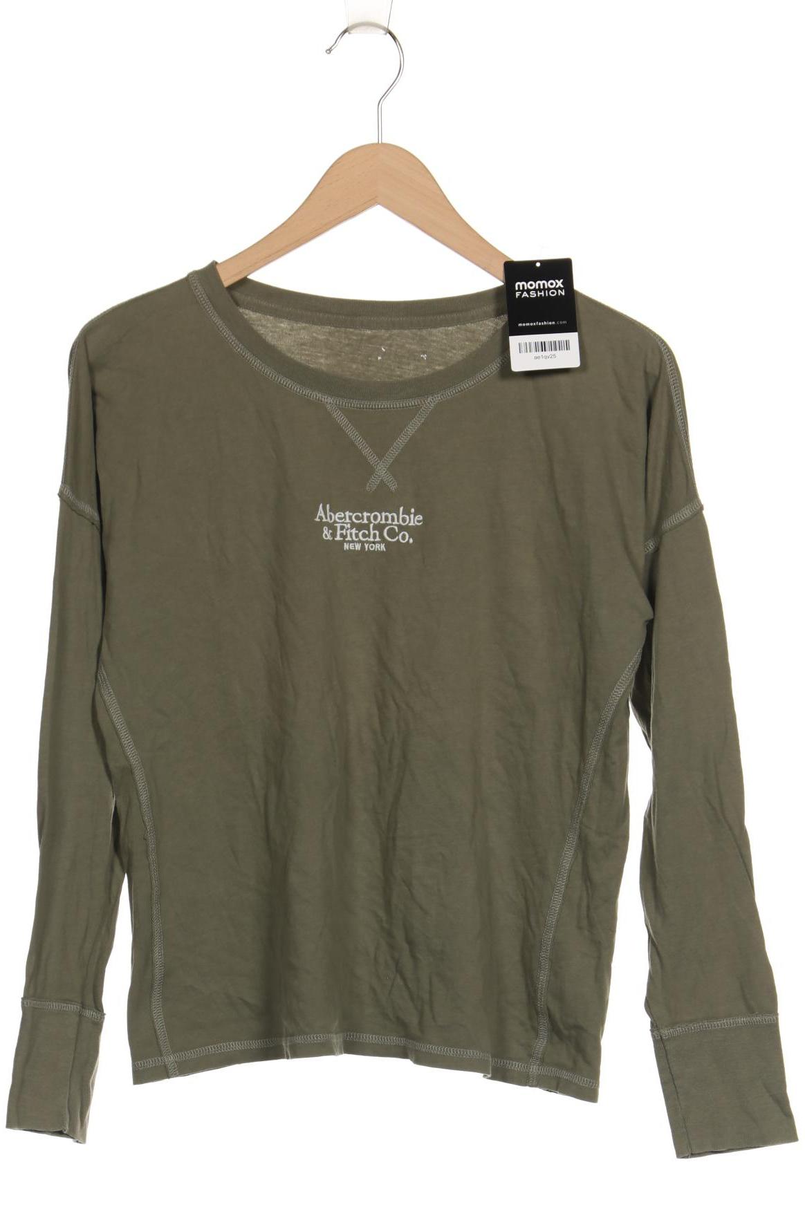 

Abercrombie & Fitch Damen Langarmshirt, grün, Gr. 38