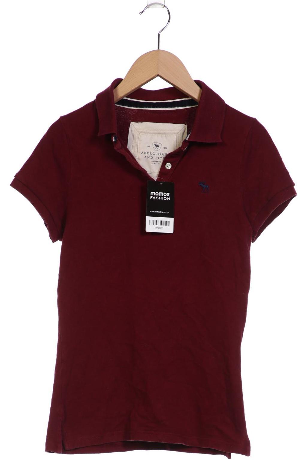 

Abercrombie & Fitch Damen Poloshirt, bordeaux, Gr. 38