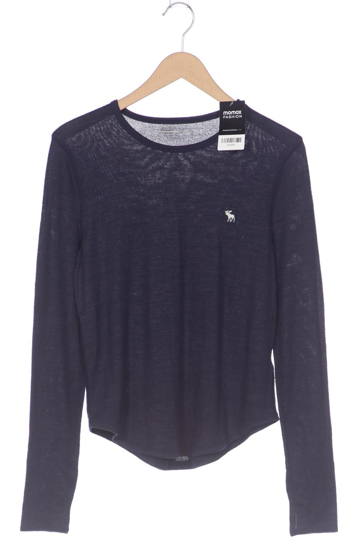 

Abercrombie & Fitch Damen Langarmshirt, marineblau, Gr. 42