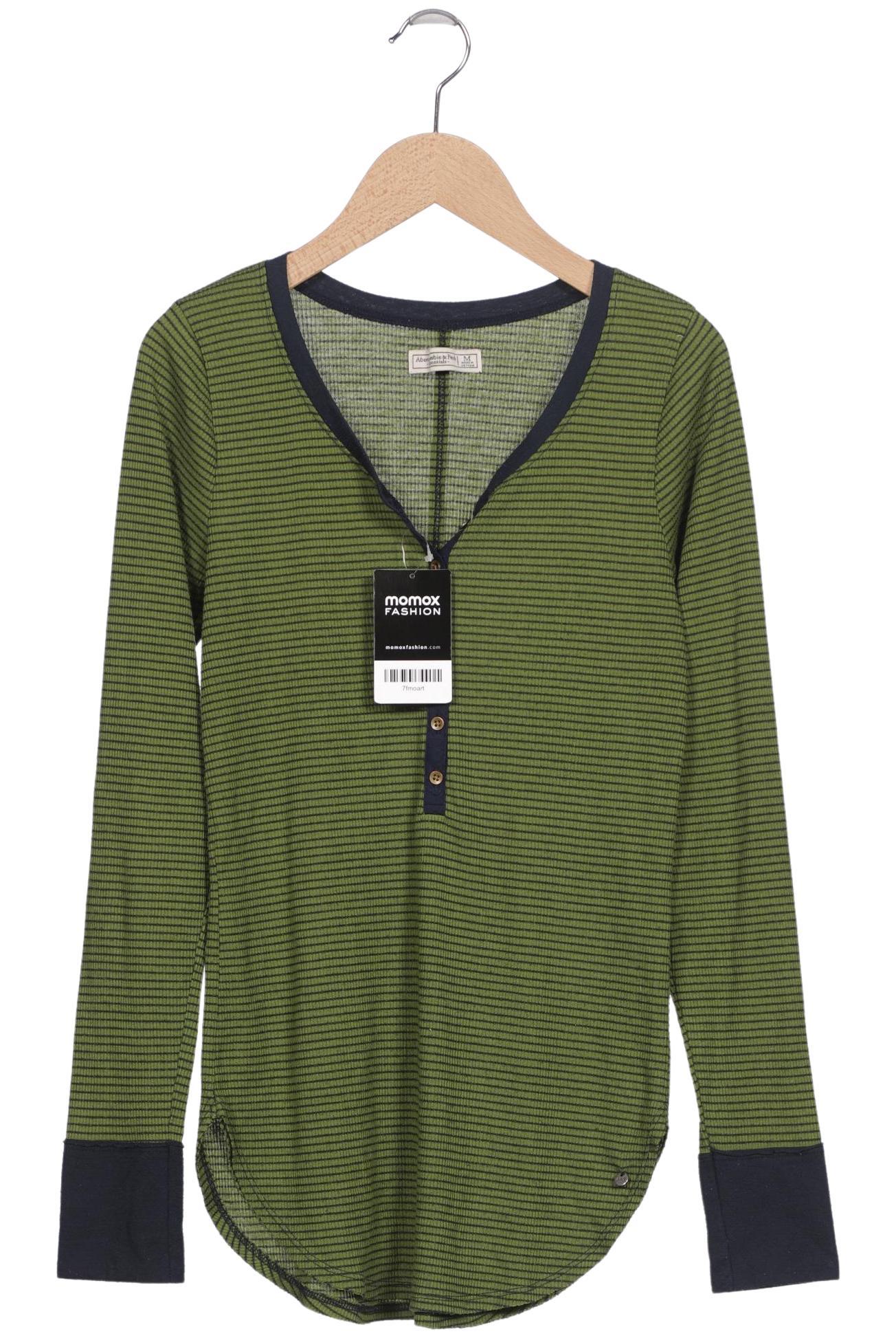 

Abercrombie & Fitch Damen Langarmshirt, grün, Gr. 38