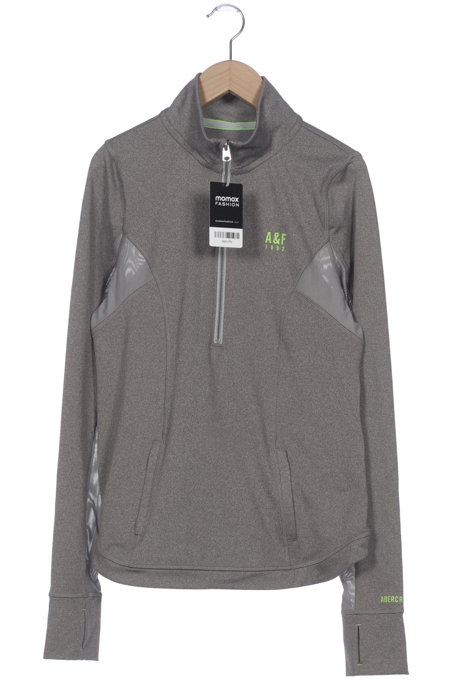 

Abercrombie & Fitch Damen Langarmshirt, grau, Gr. 42