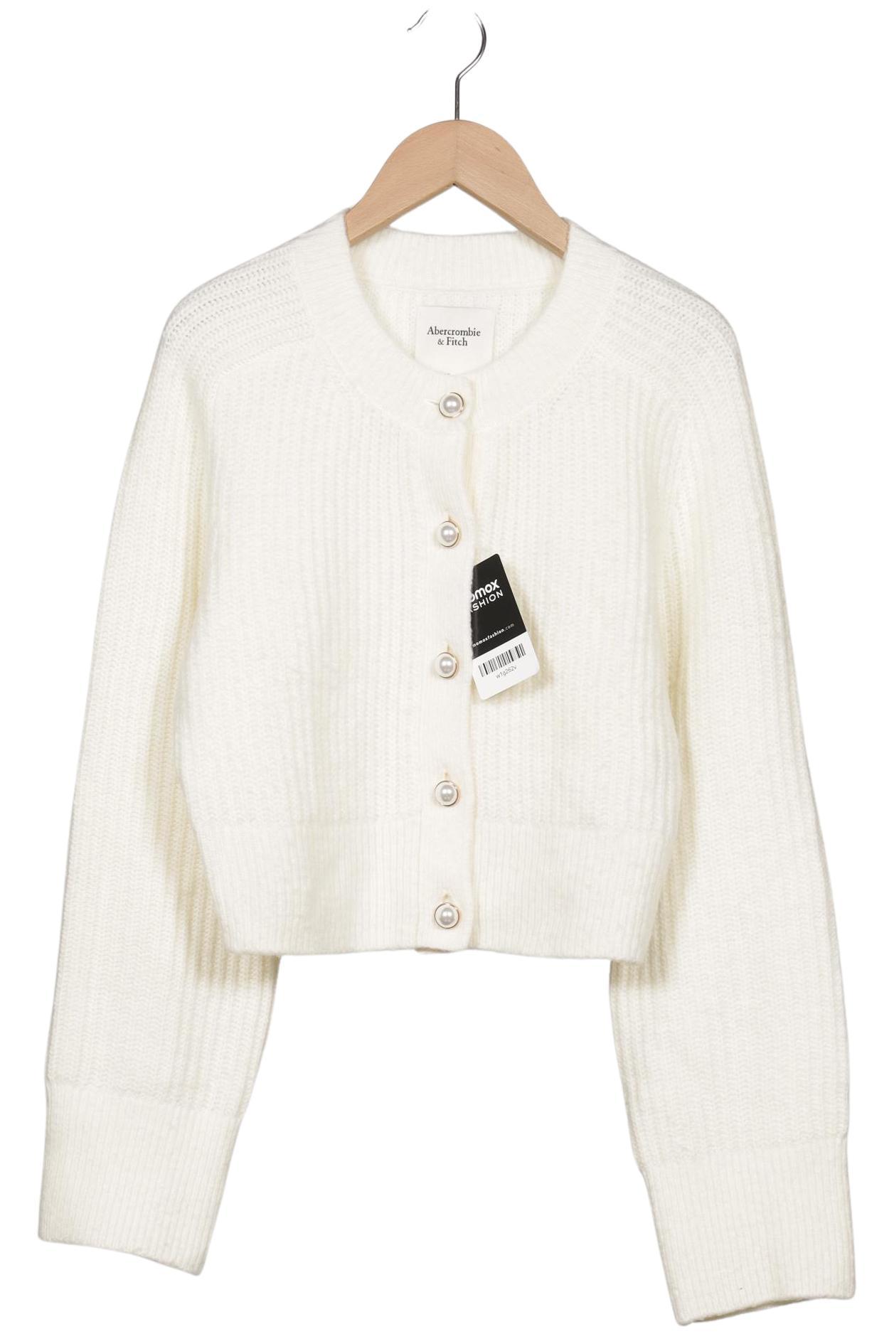 

Abercrombie & Fitch Damen Strickjacke, cremeweiß, Gr. 32