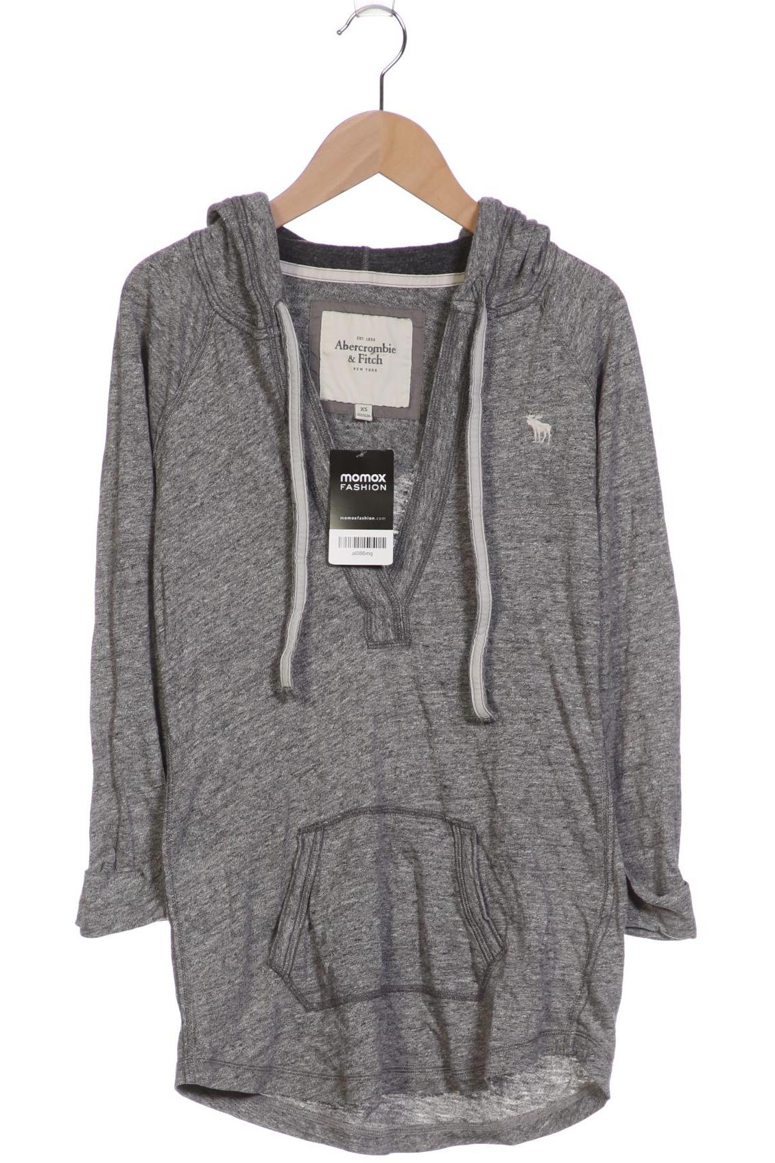 

Abercrombie & Fitch Damen Kapuzenpullover, grau