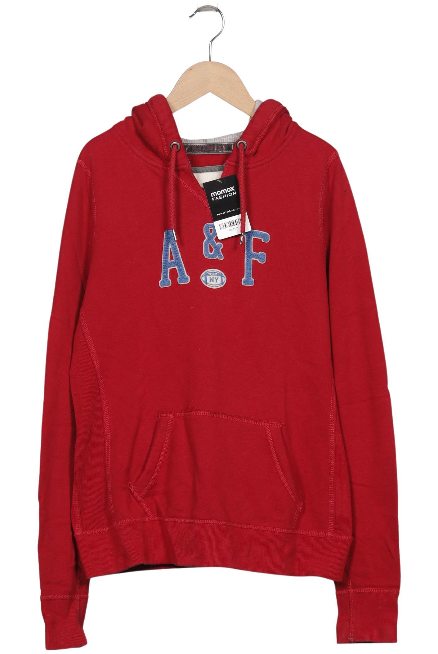 

Abercrombie & Fitch Damen Kapuzenpullover, rot, Gr. 42