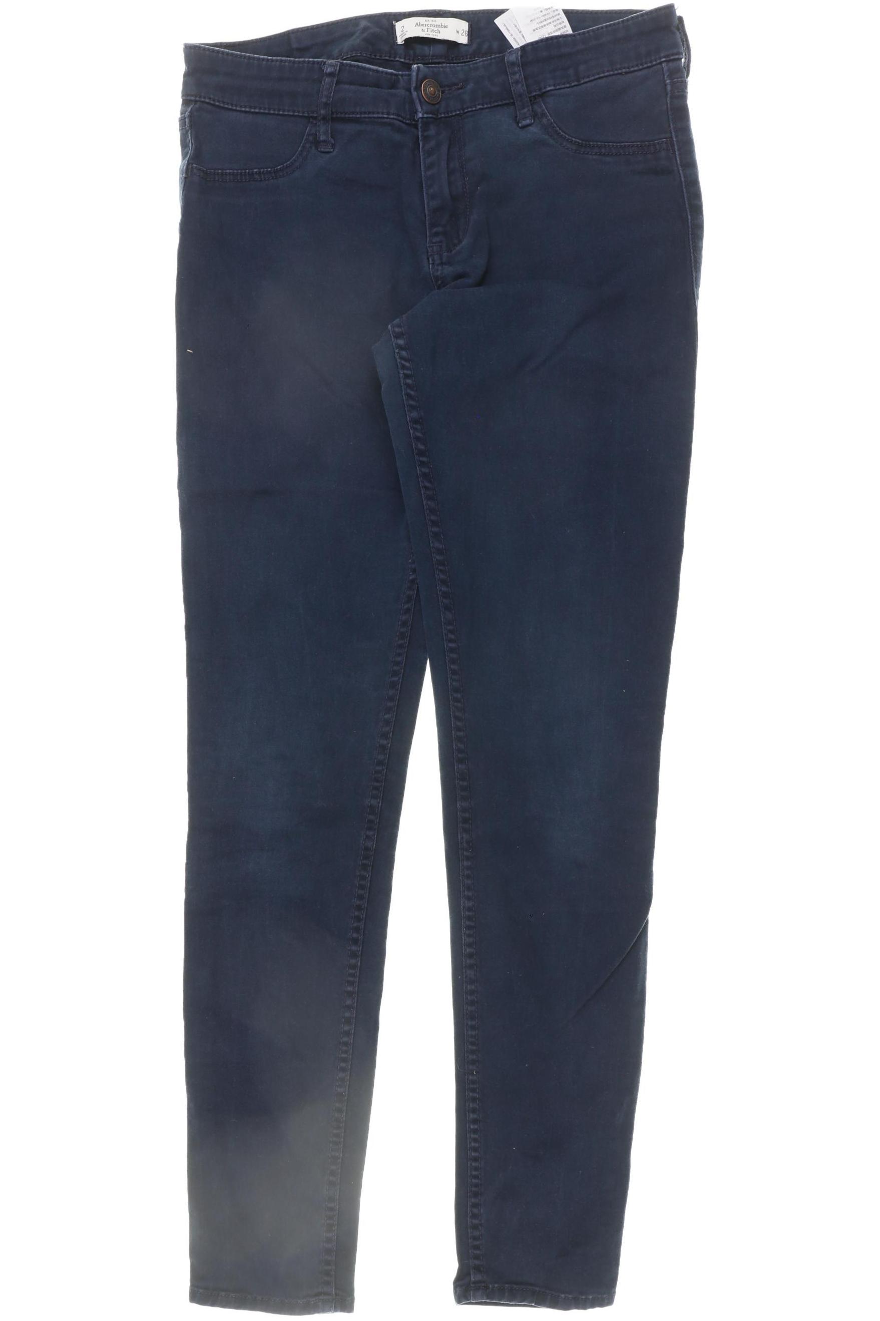 

Abercrombie & Fitch Damen Stoffhose, blau, Gr. 26