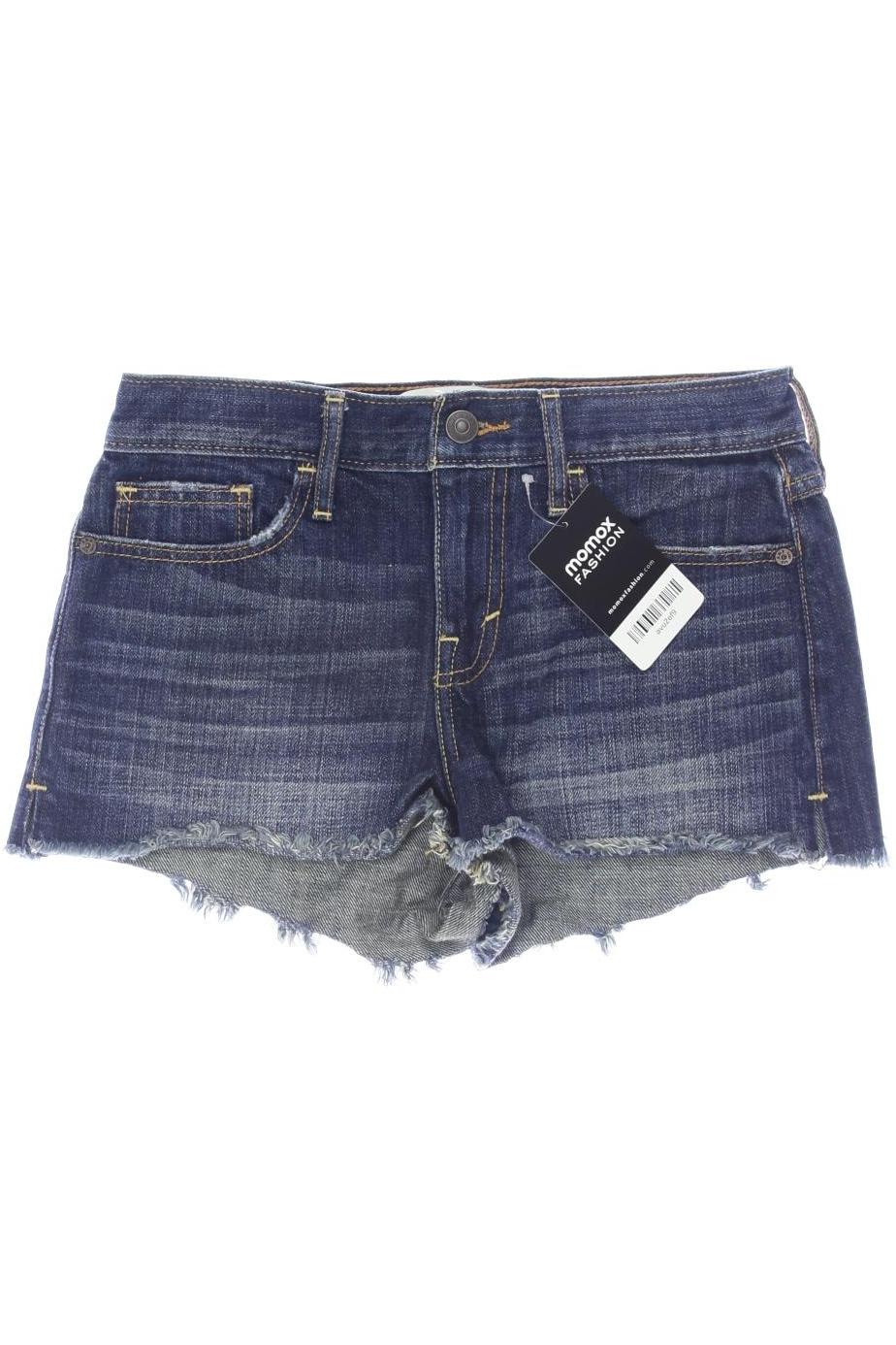 

Abercrombie & Fitch Damen Shorts, marineblau, Gr. 25