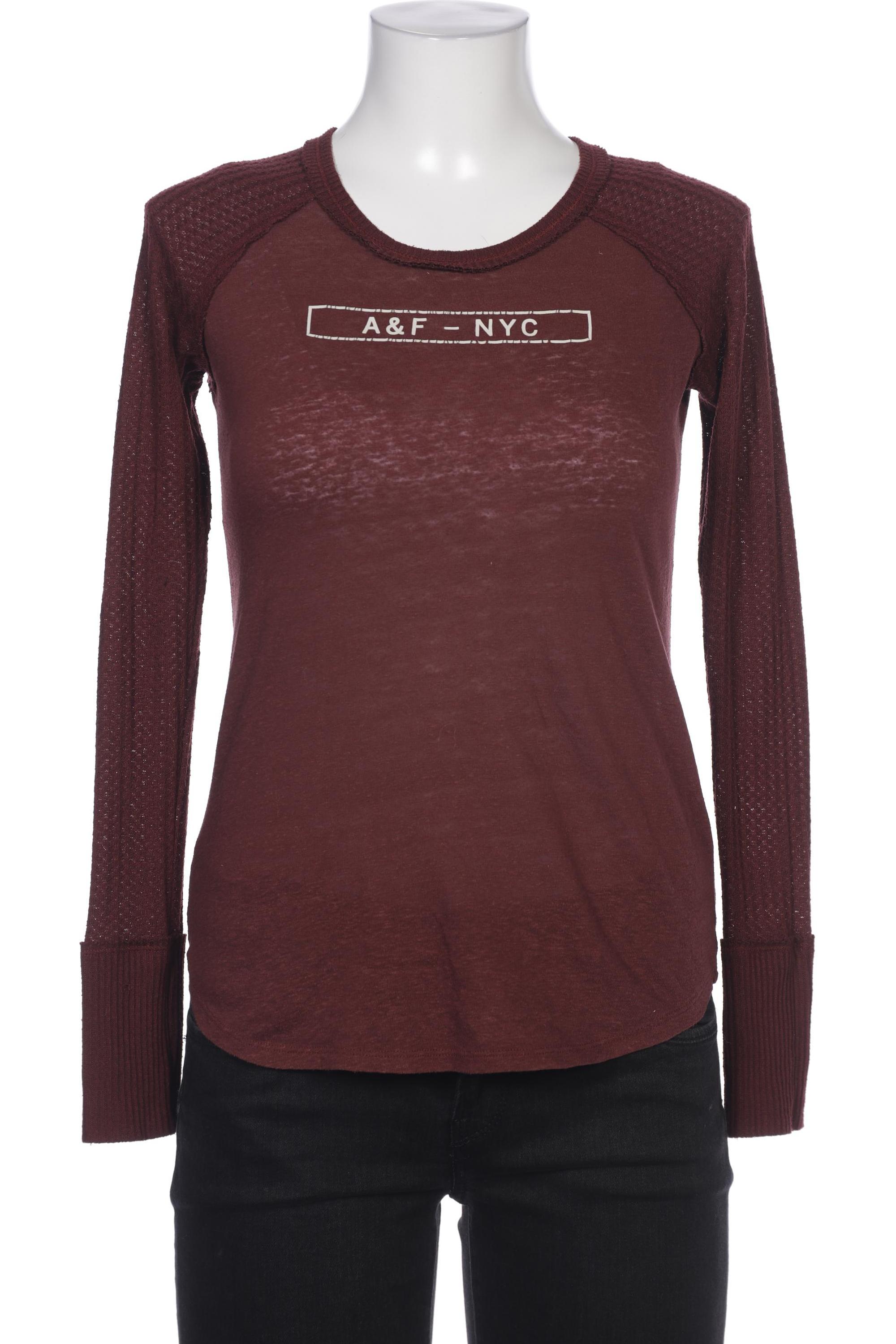 

Abercrombie & Fitch Damen Langarmshirt, bordeaux