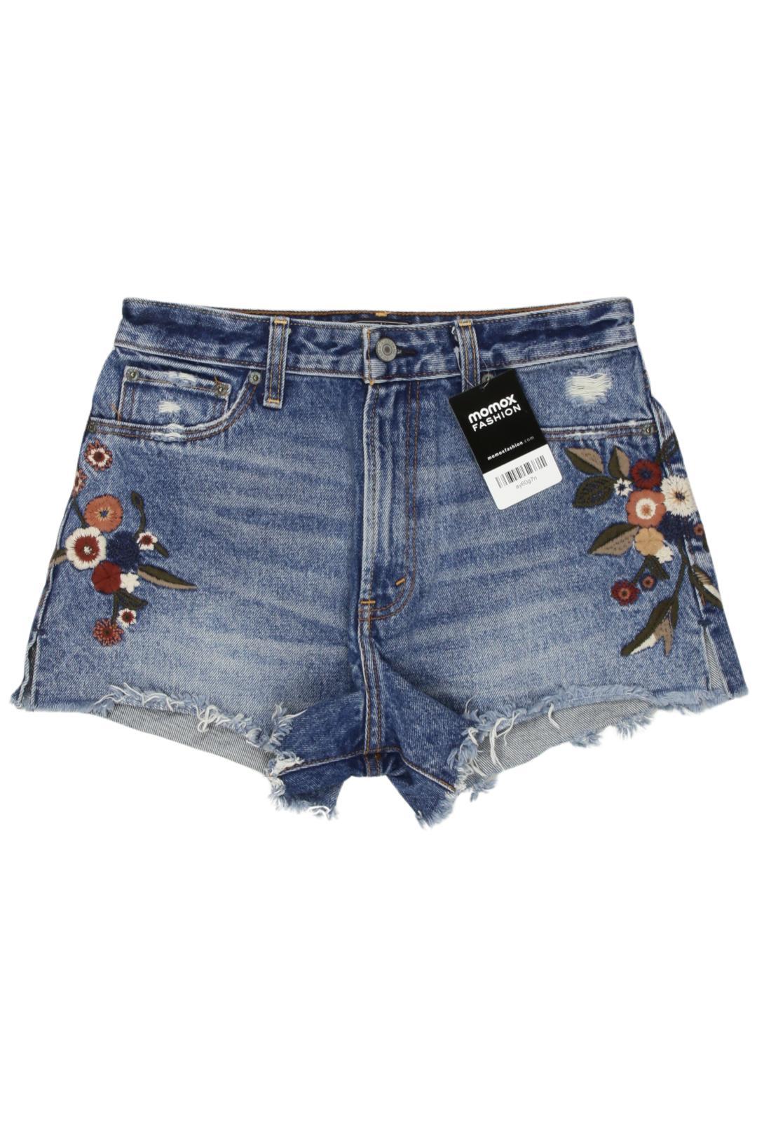 

Abercrombie & Fitch Damen Shorts, blau, Gr. 26