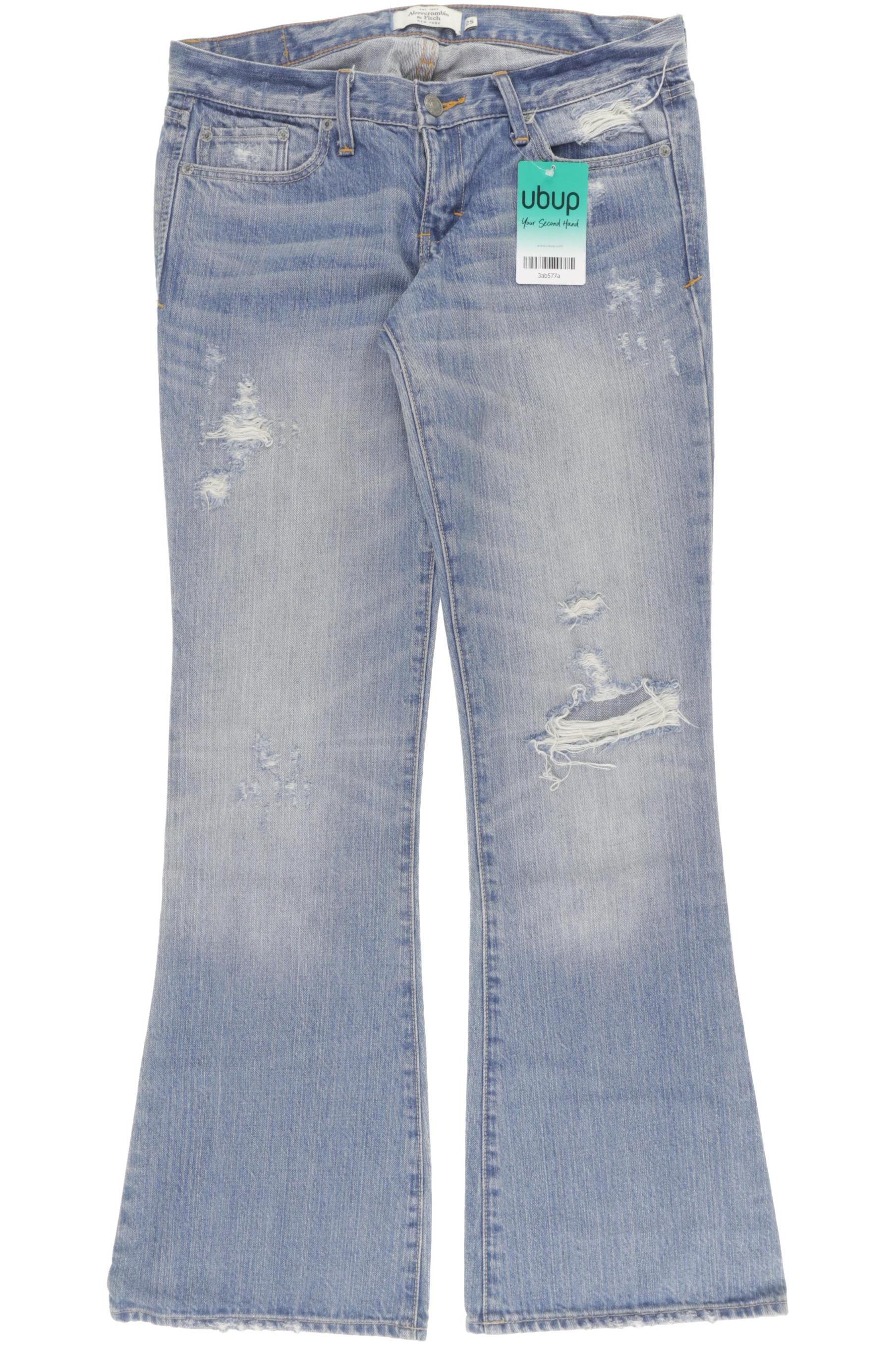 

Abercrombie & Fitch Damen Jeans, blau, Gr. 2