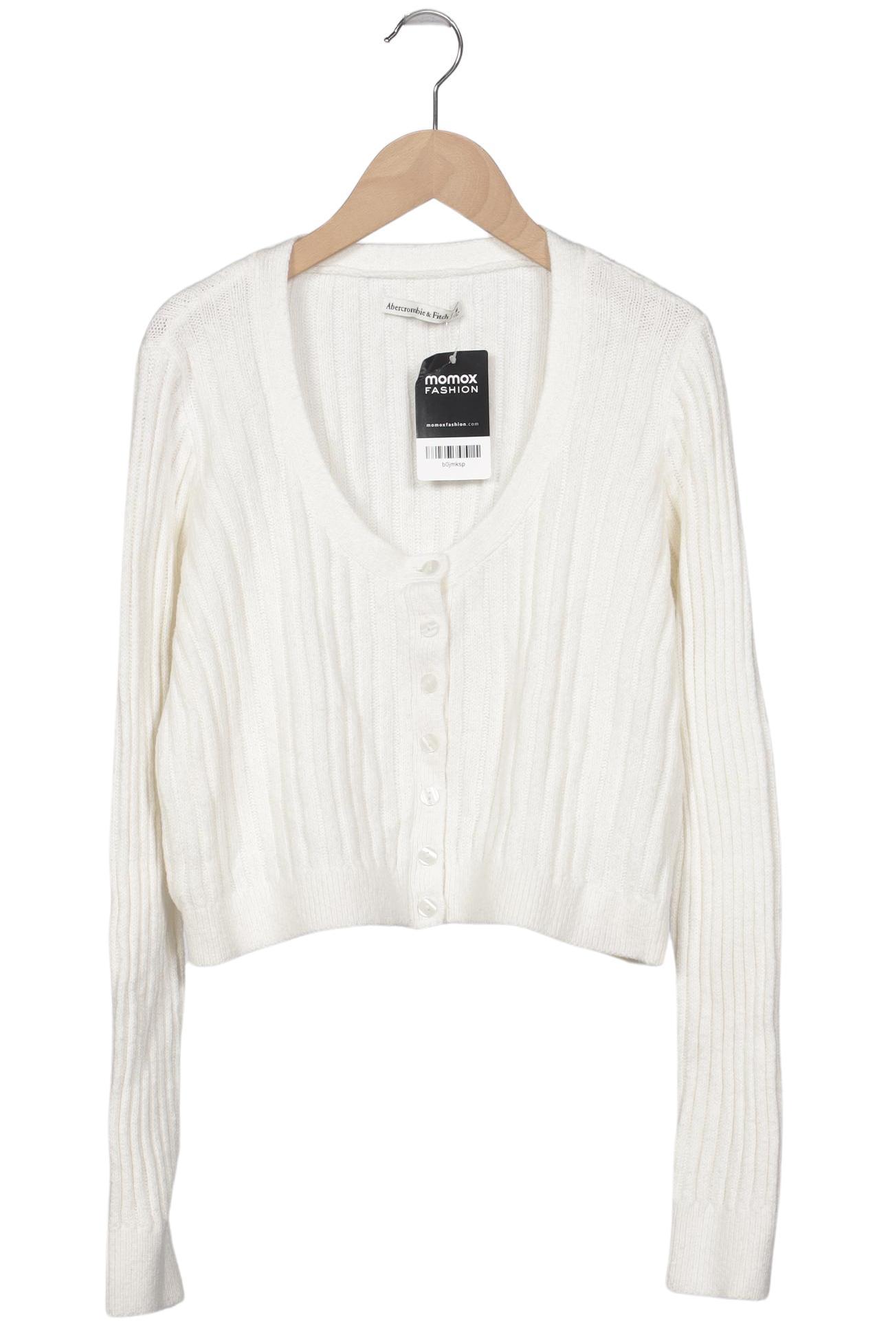 

Abercrombie & Fitch Damen Strickjacke, cremeweiß, Gr. 38