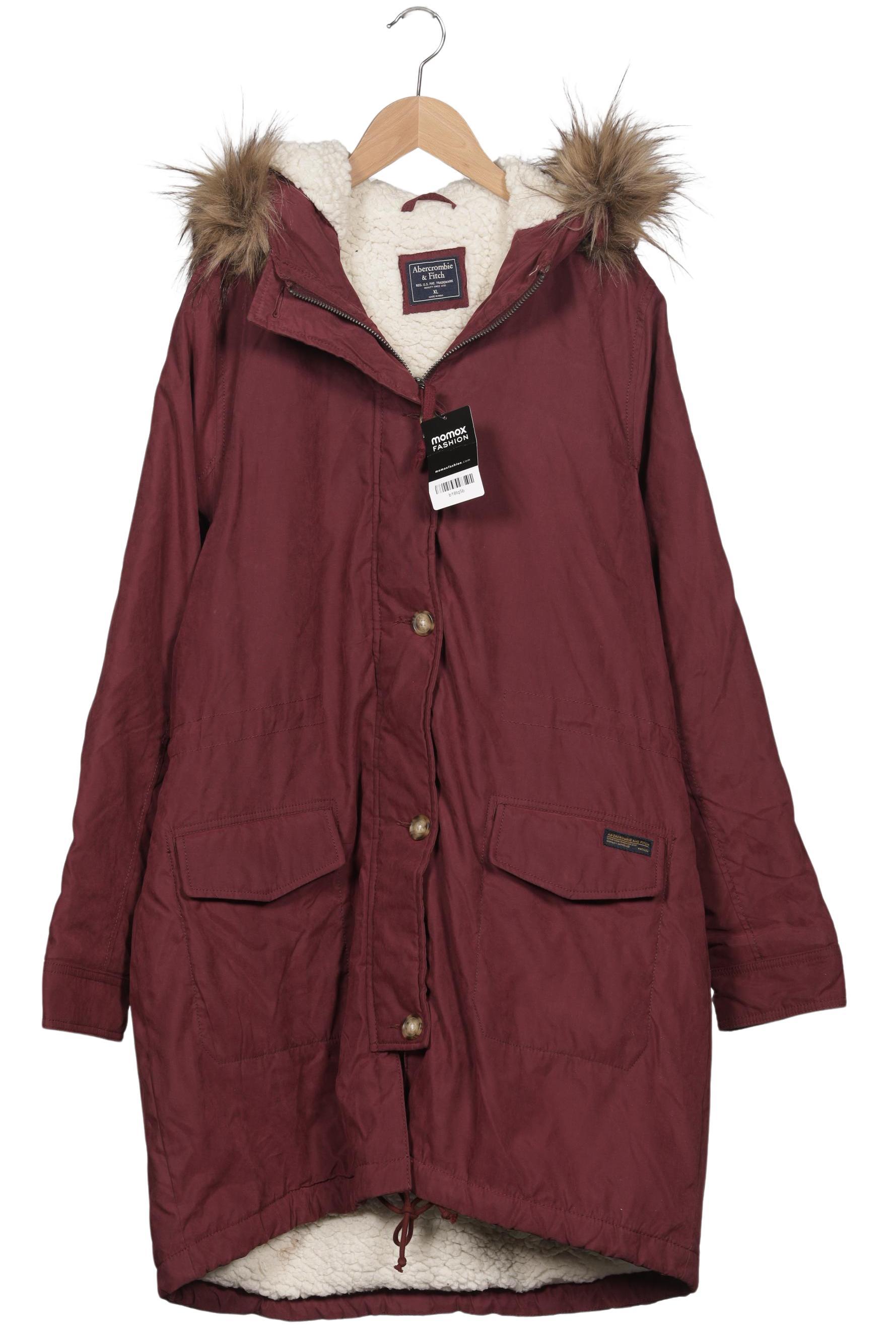 

Abercrombie & Fitch Damen Mantel, bordeaux, Gr. 44