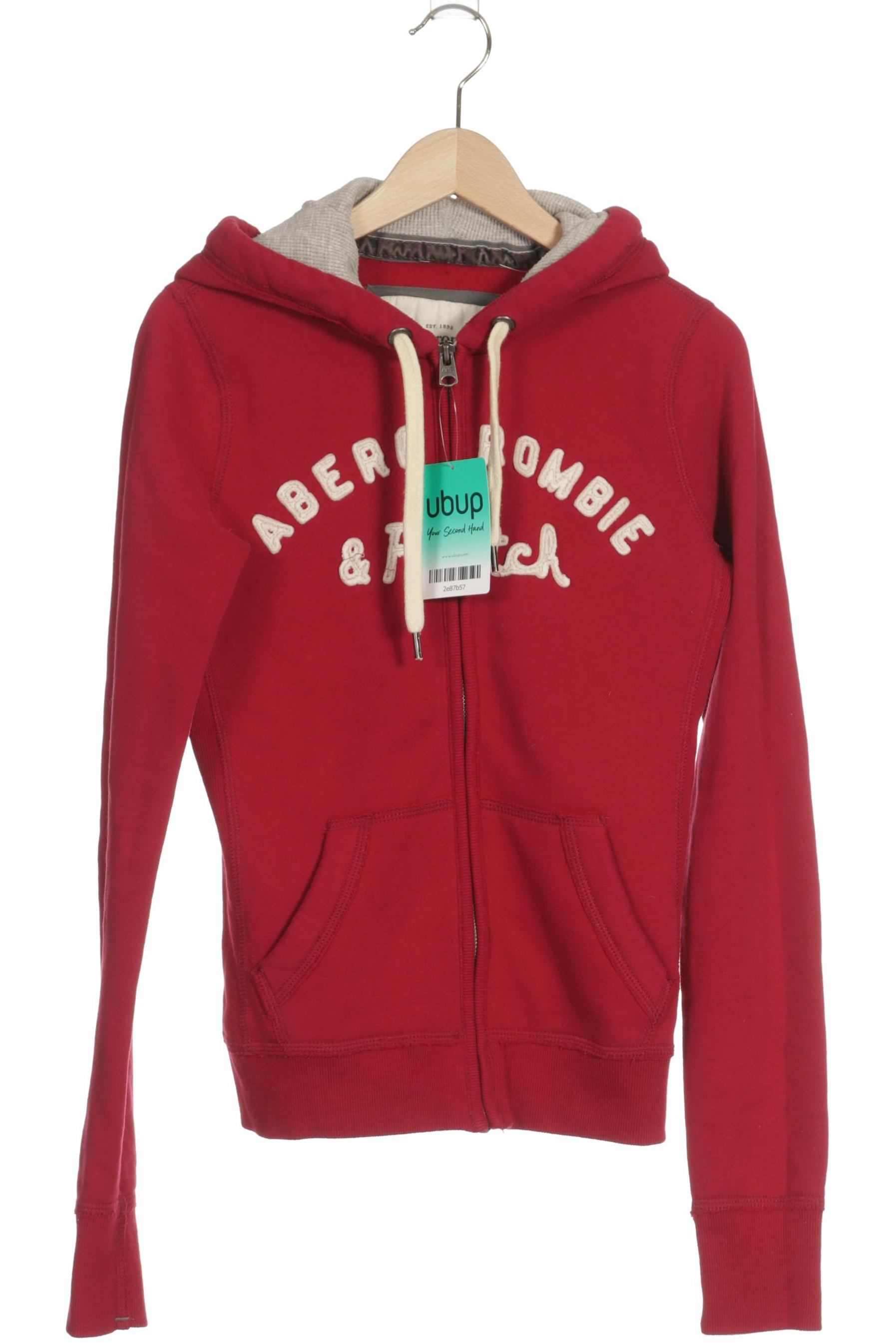 

Abercrombie & Fitch Damen Kapuzenpullover, rot, Gr. 34