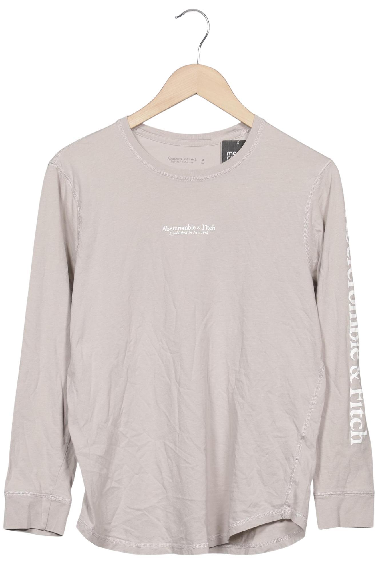 

Abercrombie & Fitch Damen Langarmshirt, grau, Gr. 38