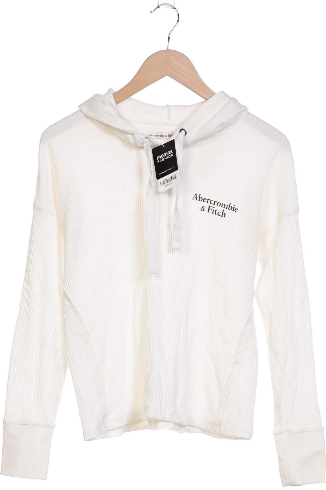 

Abercrombie & Fitch Damen Kapuzenpullover, cremeweiß, Gr. 36