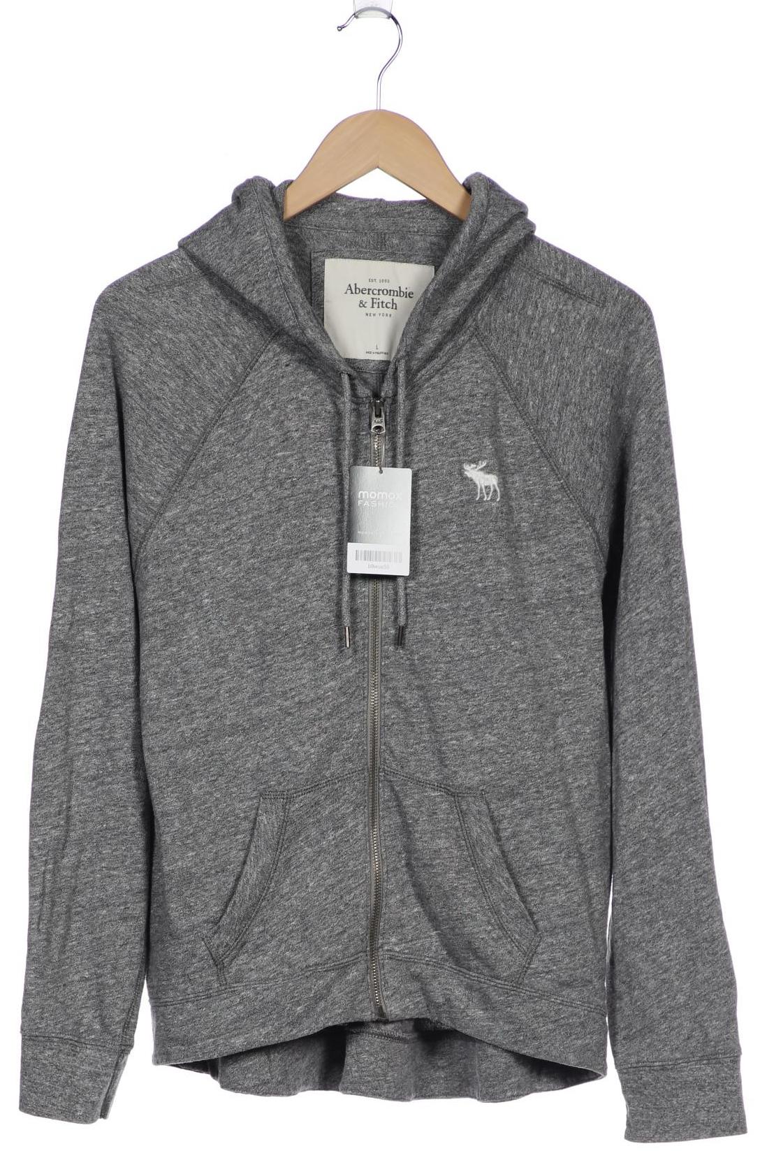 

Abercrombie & Fitch Damen Kapuzenpullover, grau