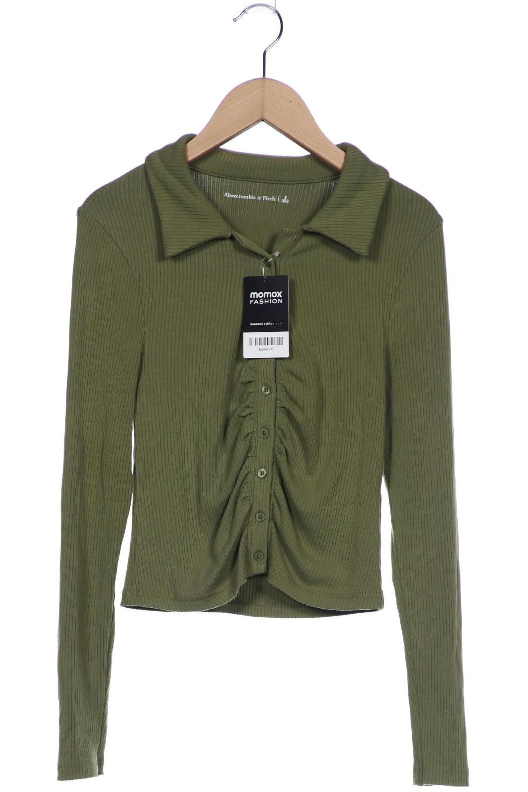 

Abercrombie & Fitch Damen Langarmshirt, grün, Gr. 36