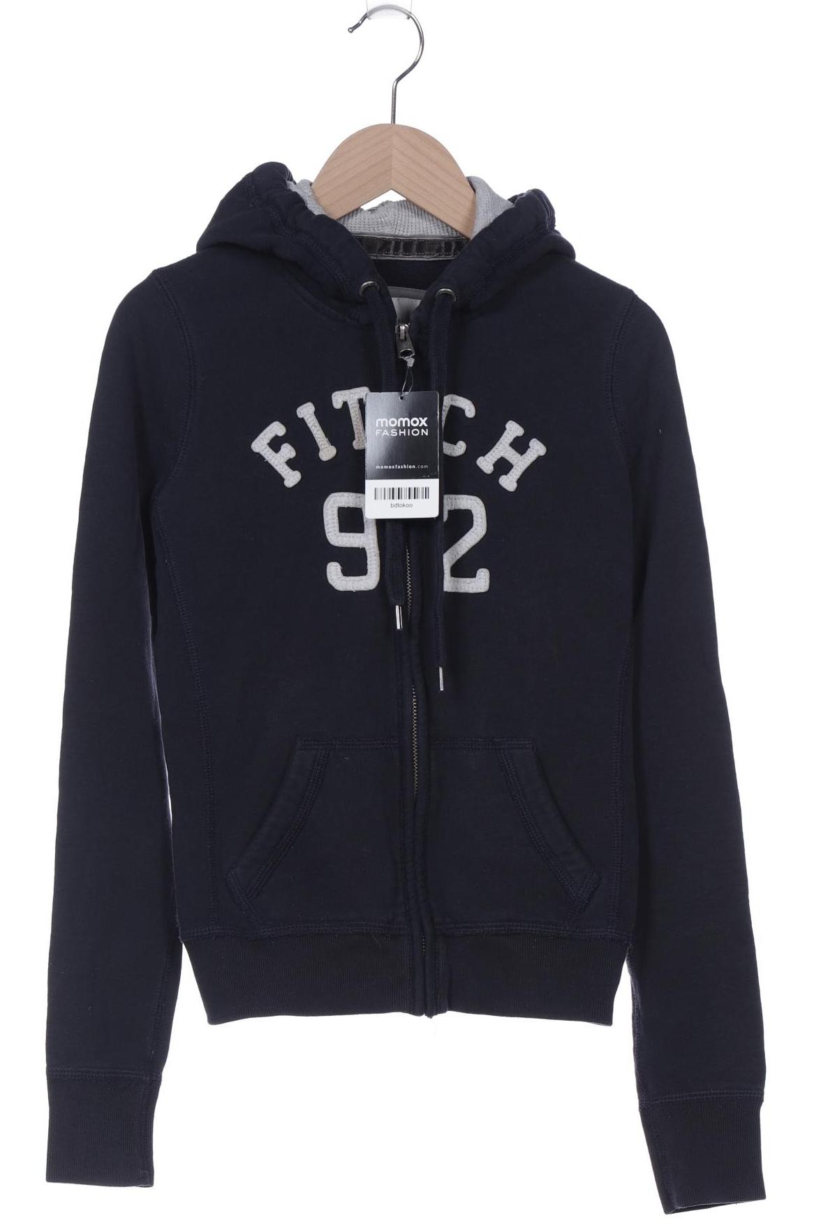 

Abercrombie & Fitch Damen Kapuzenpullover, marineblau, Gr. 34