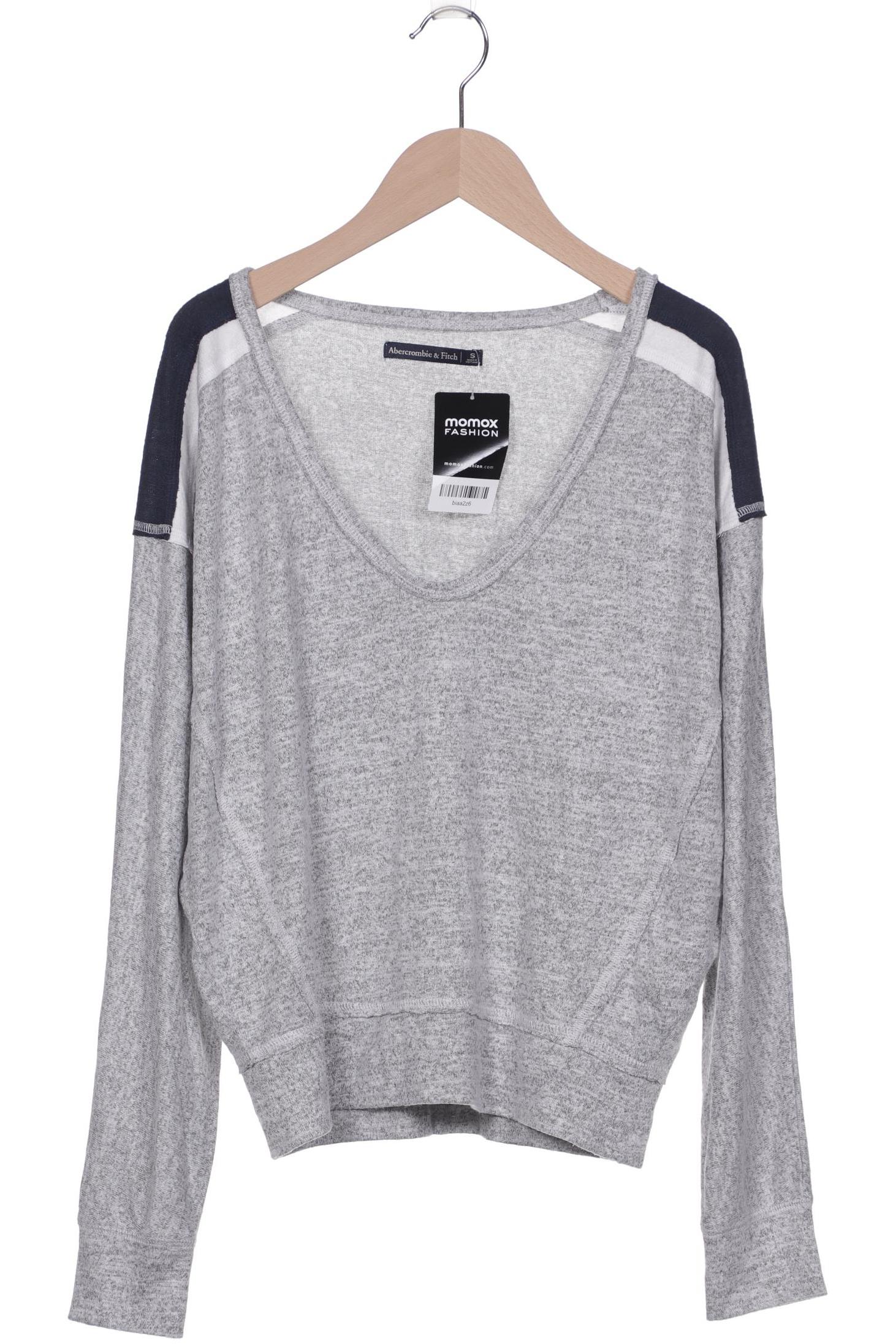 

Abercrombie & Fitch Damen Langarmshirt, grau