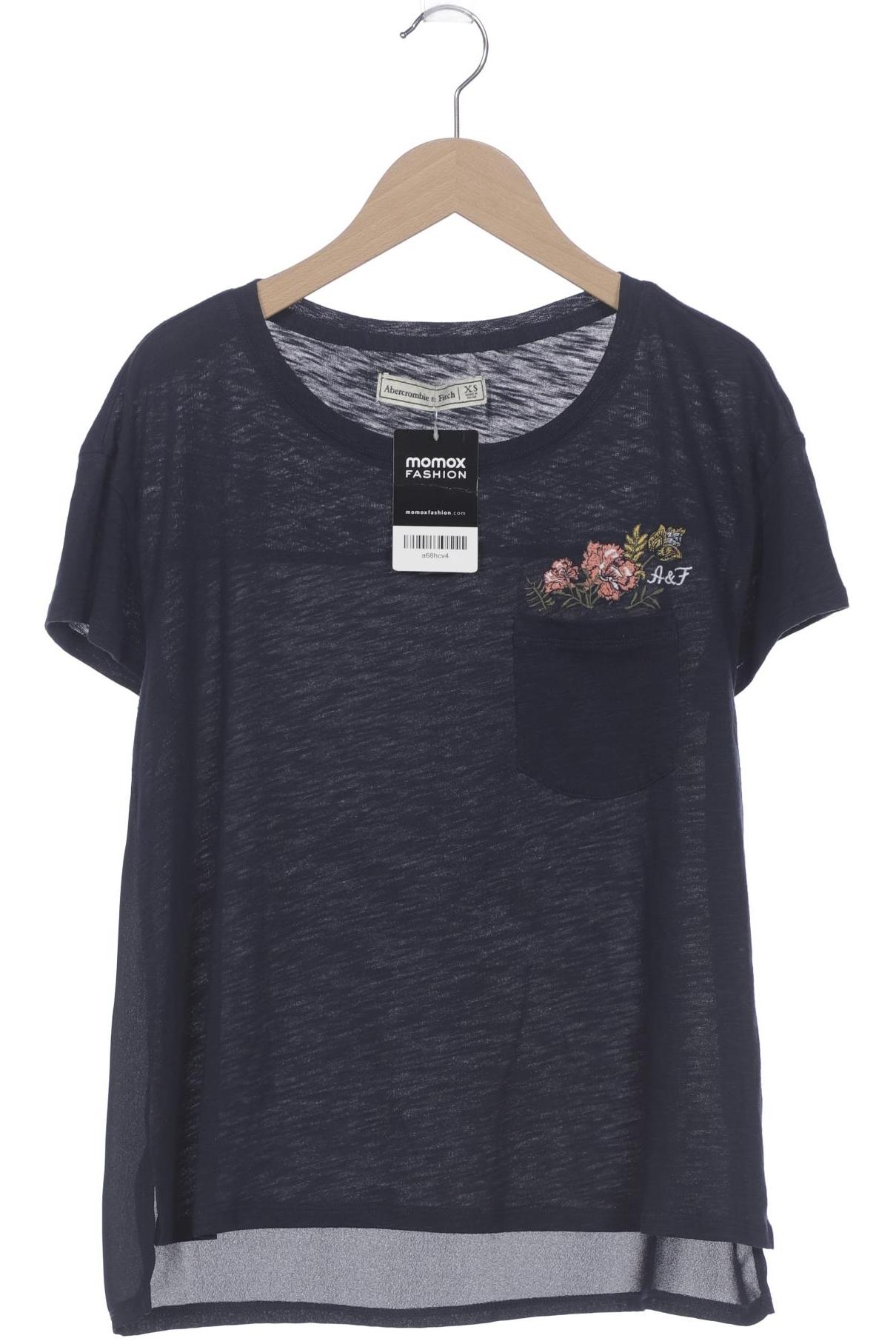 

Abercrombie & Fitch Damen T-Shirt, marineblau, Gr. 34