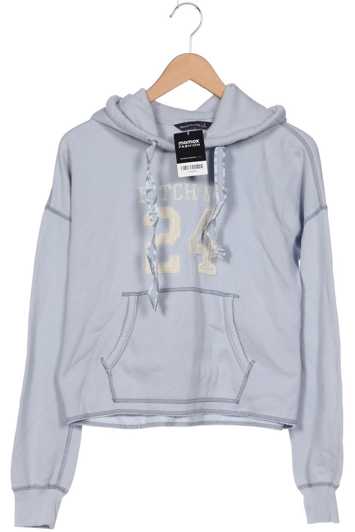 

Abercrombie & Fitch Damen Kapuzenpullover, hellblau, Gr. 36