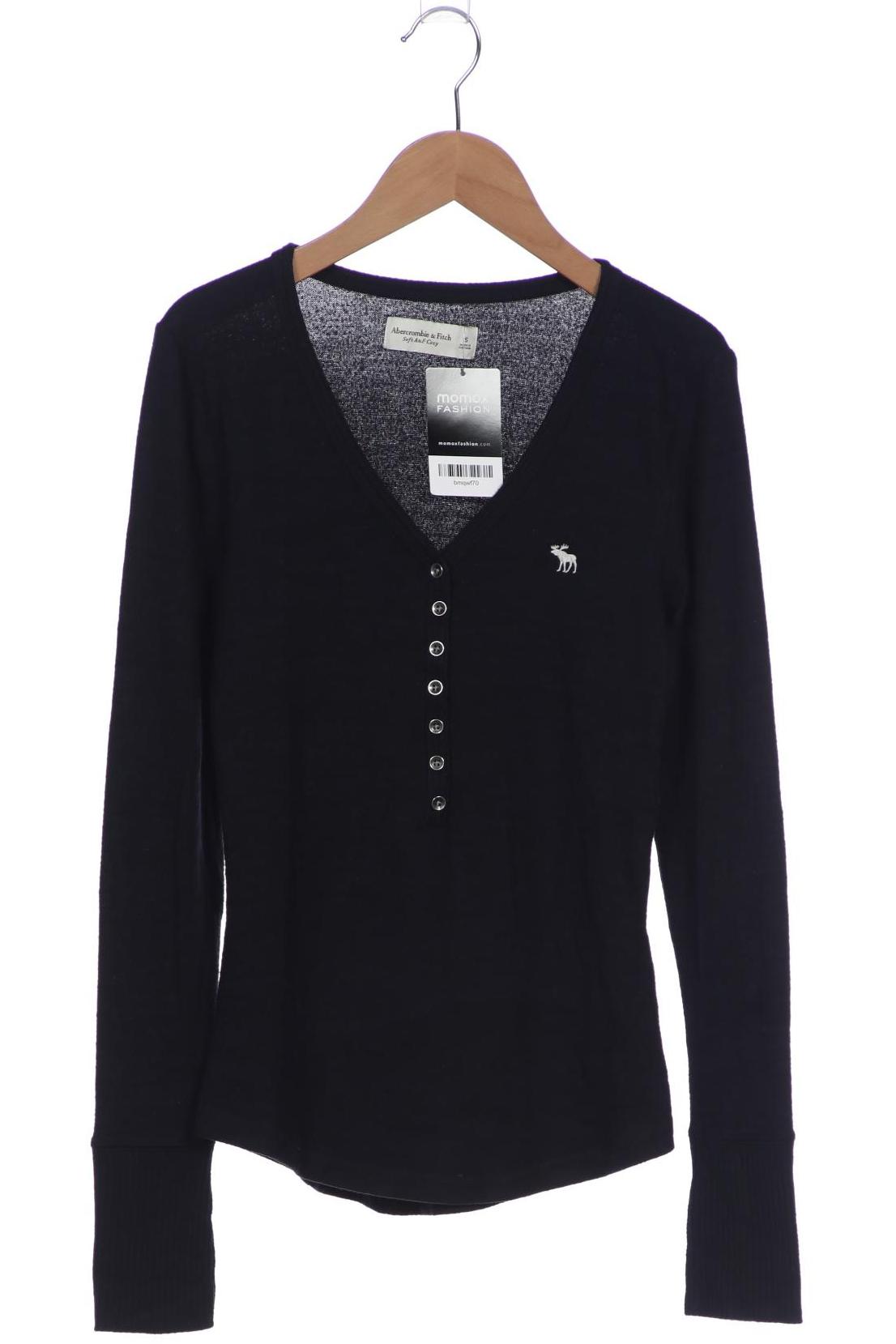 

Abercrombie & Fitch Damen Langarmshirt, schwarz, Gr. 36
