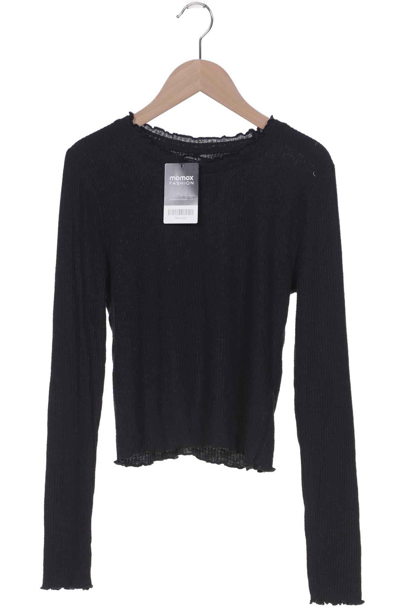 

Abercrombie & Fitch Damen Langarmshirt, schwarz