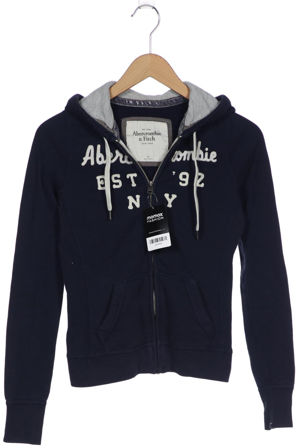 

Abercrombie & Fitch Damen Kapuzenpullover, marineblau, Gr. 34