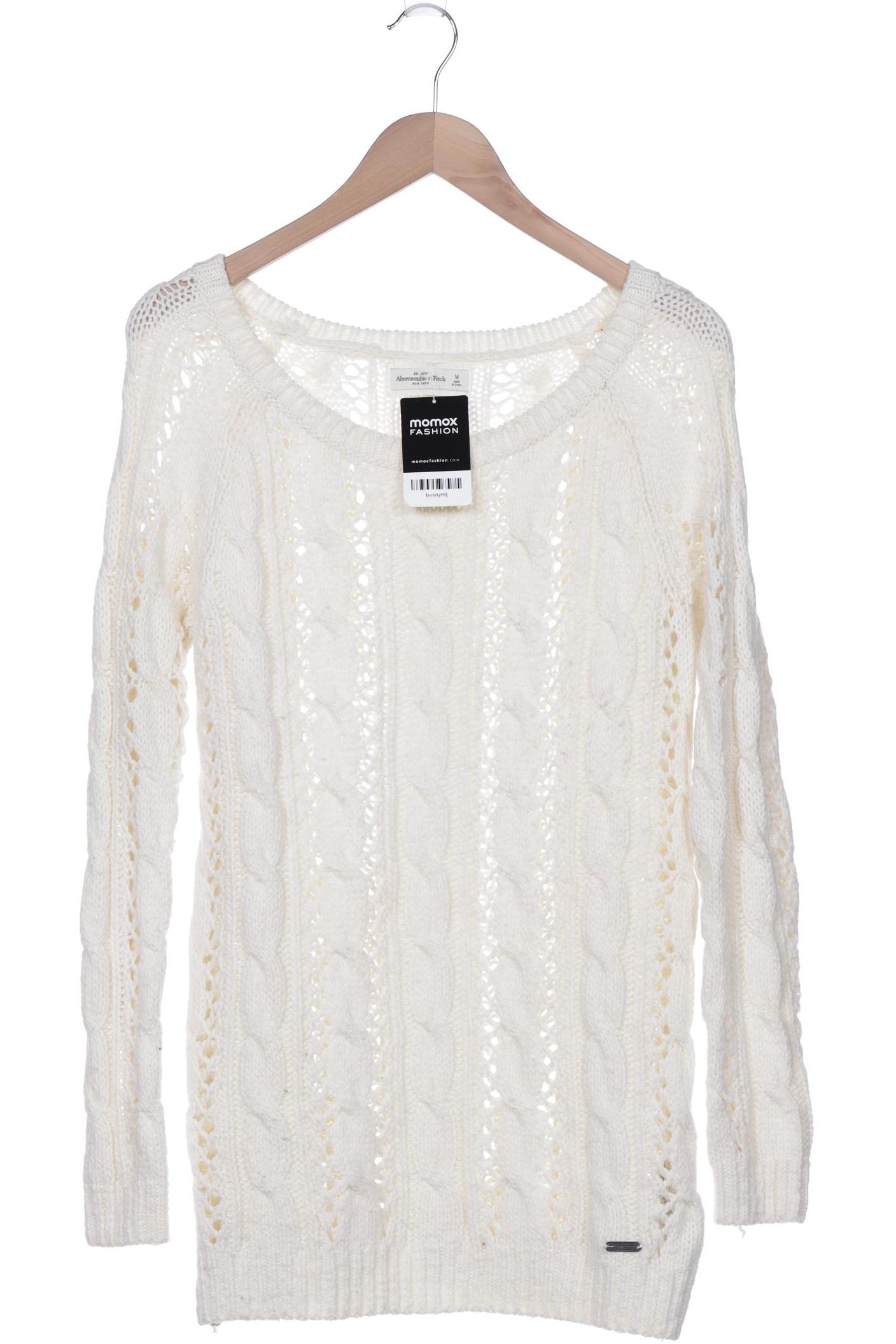 

Abercrombie & Fitch Damen Pullover, cremeweiß, Gr. 38