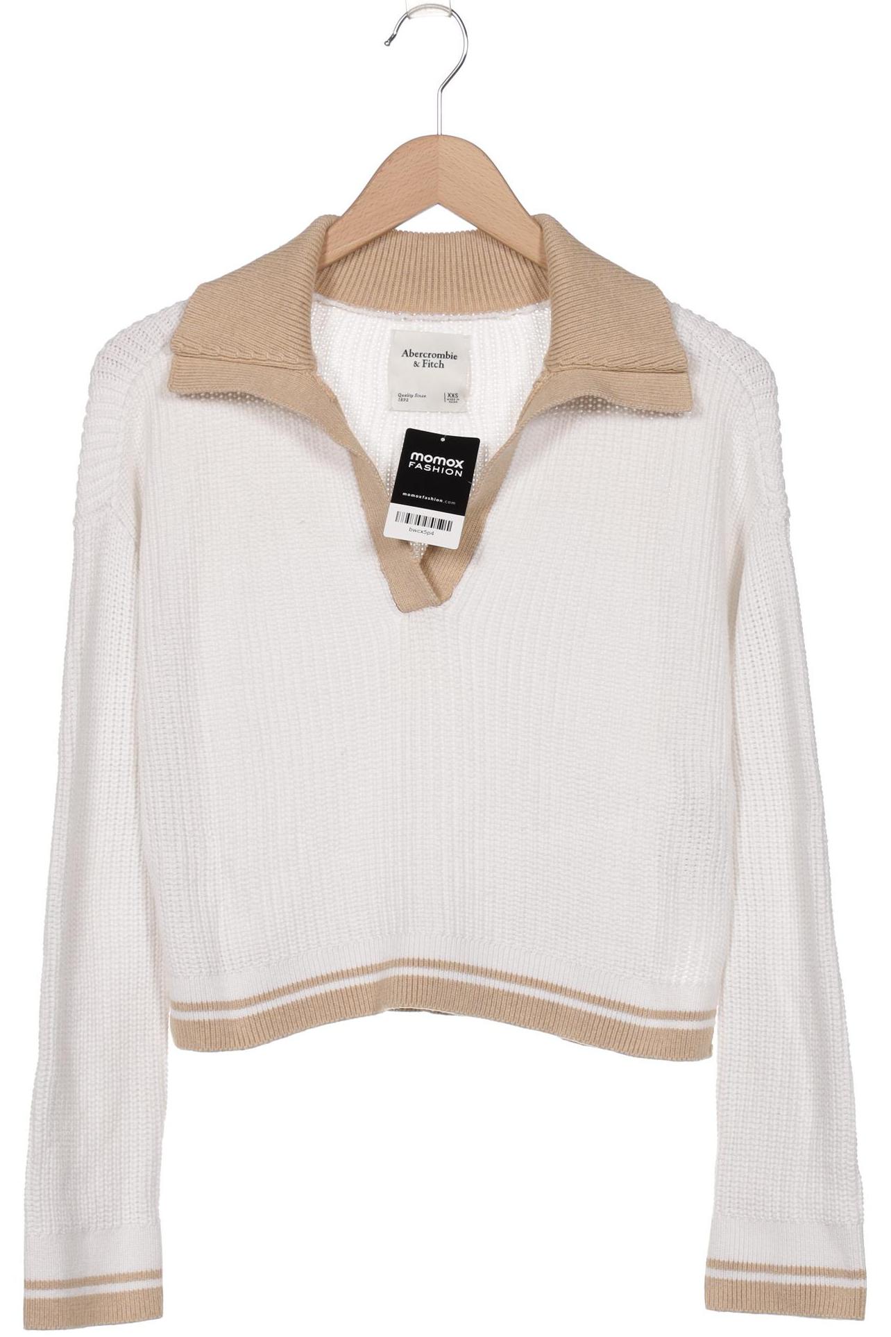 

Abercrombie & Fitch Damen Pullover, weiß, Gr. 32