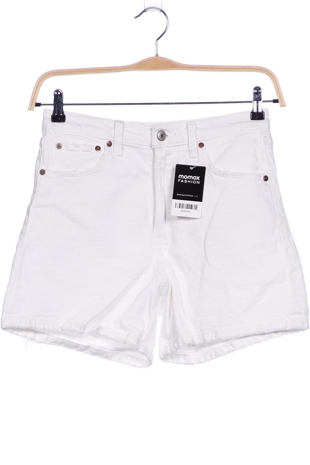 

Abercrombie & Fitch Damen Shorts, weiß, Gr. 28