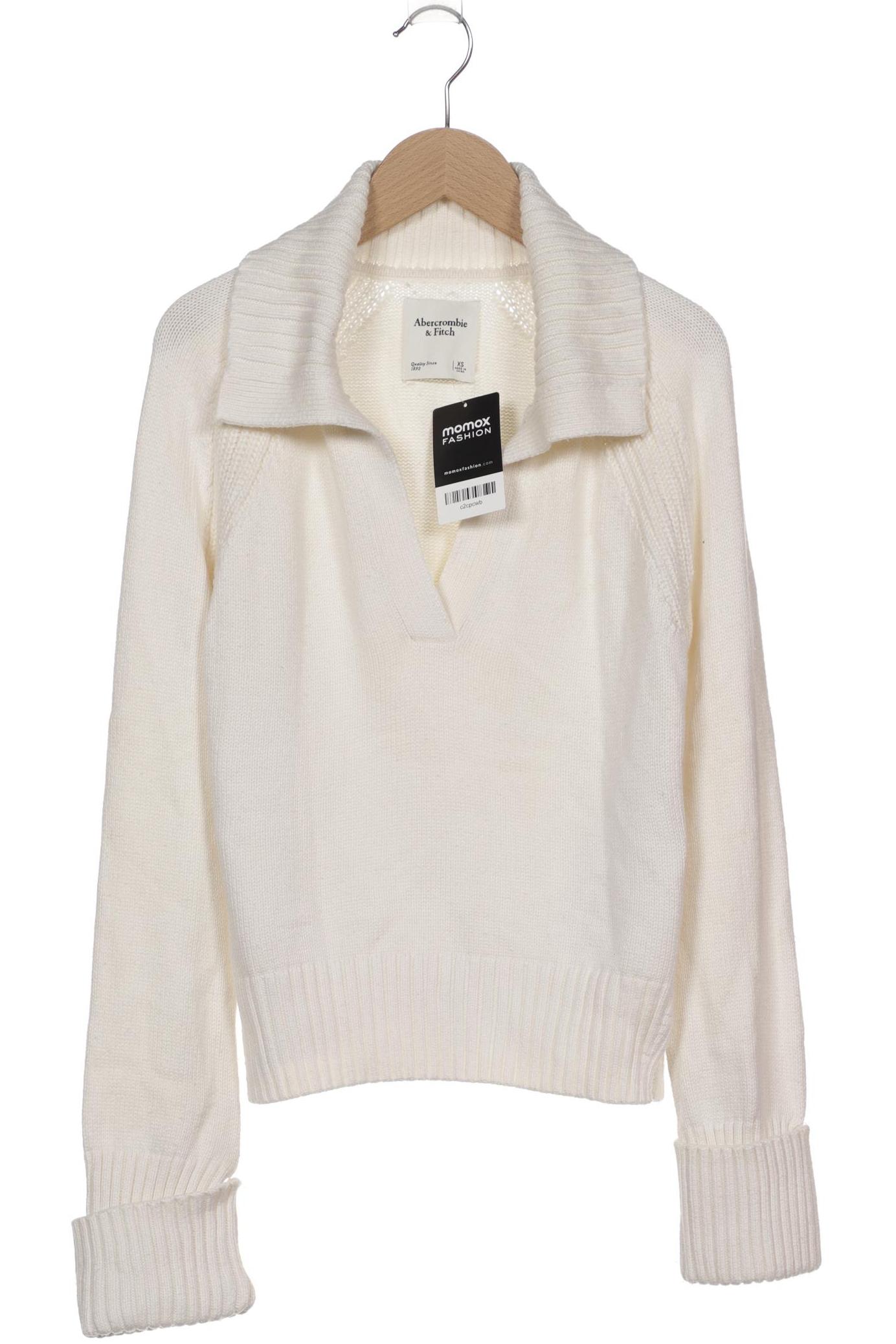 

Abercrombie & Fitch Damen Pullover, weiß, Gr. 34