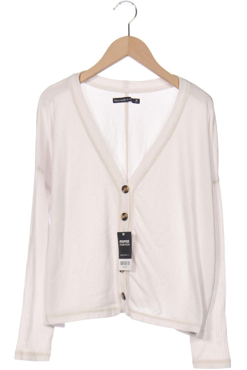 

Abercrombie & Fitch Damen Strickjacke, weiß, Gr. 38