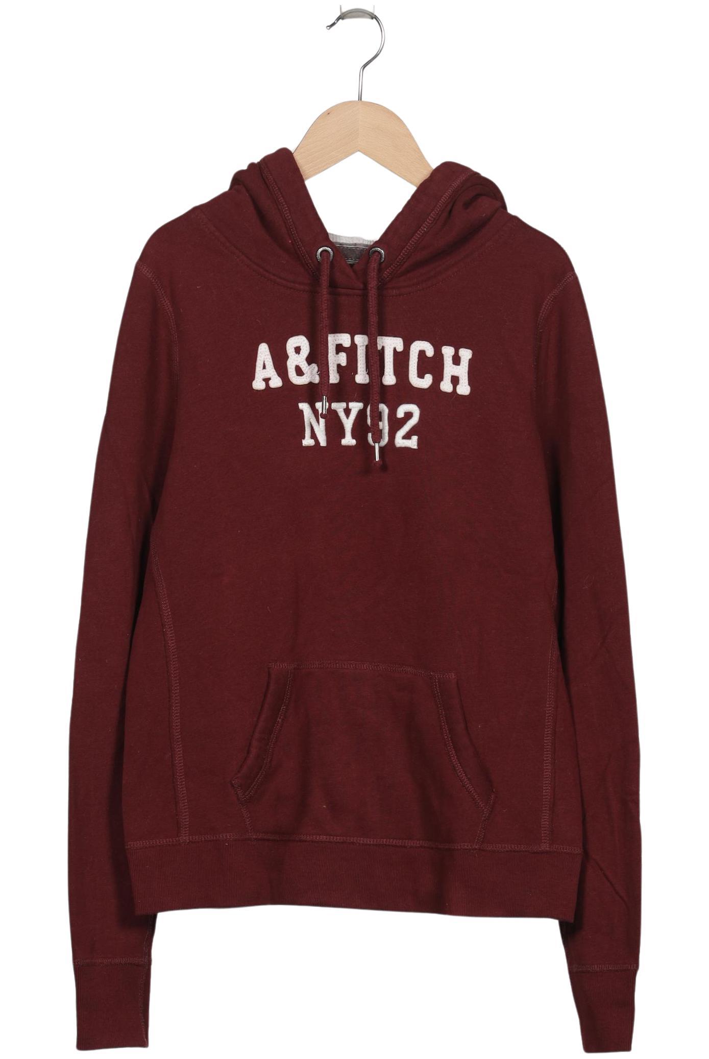 

Abercrombie & Fitch Damen Kapuzenpullover, bordeaux, Gr. 42