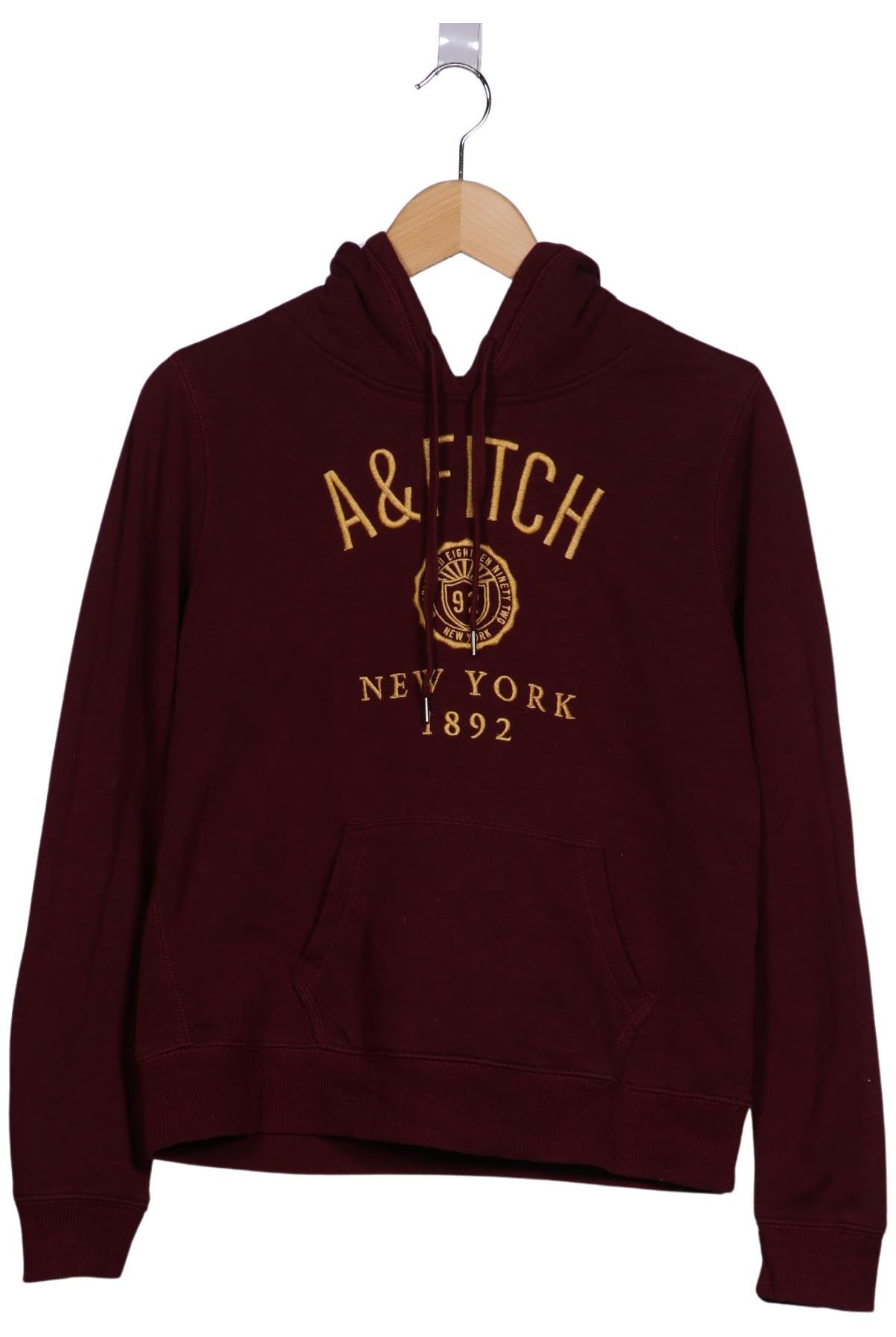 

Abercrombie & Fitch Damen Kapuzenpullover, bordeaux, Gr. 38