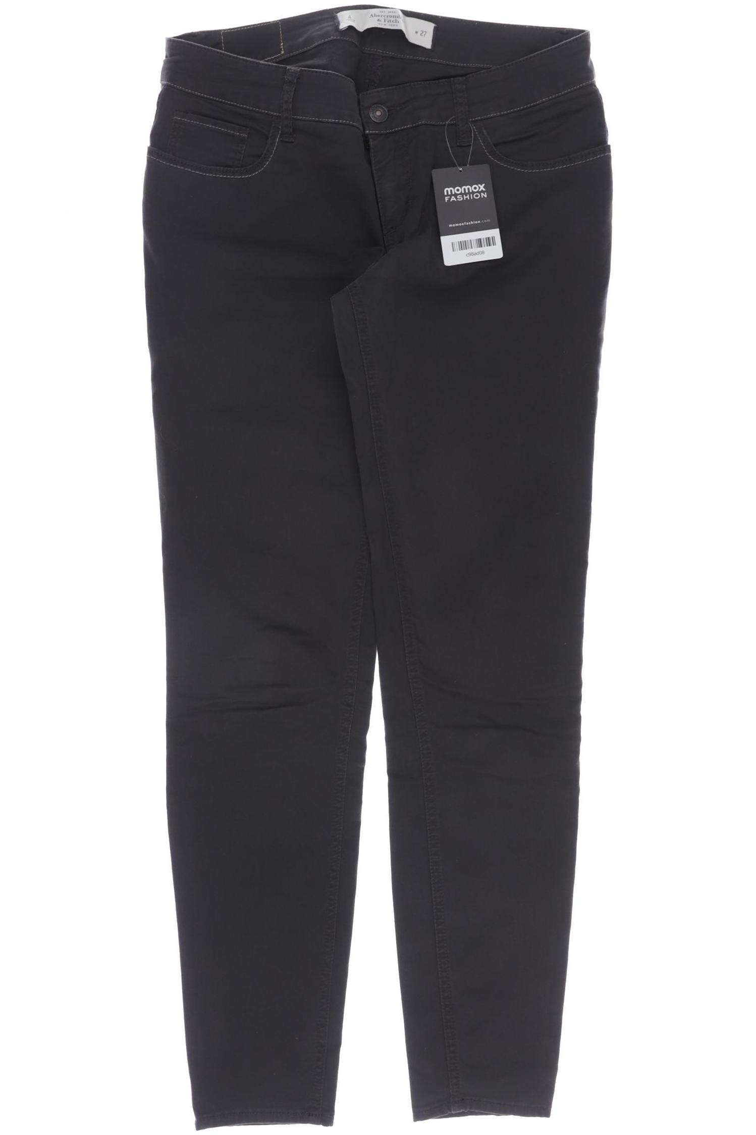 

Abercrombie & Fitch Damen Jeans, grau, Gr. 27