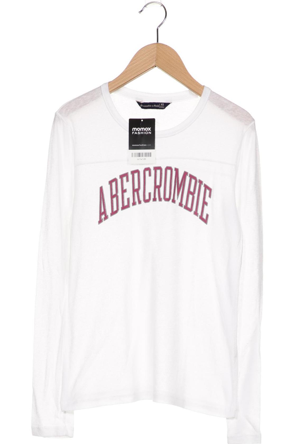 

Abercrombie & Fitch Damen Langarmshirt, weiß