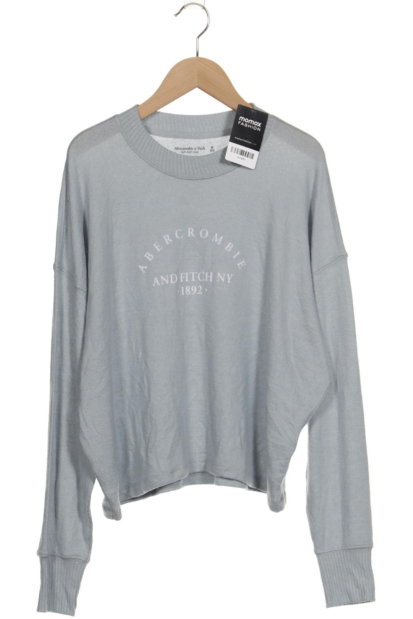 

Abercrombie & Fitch Damen Langarmshirt, türkis, Gr. 38