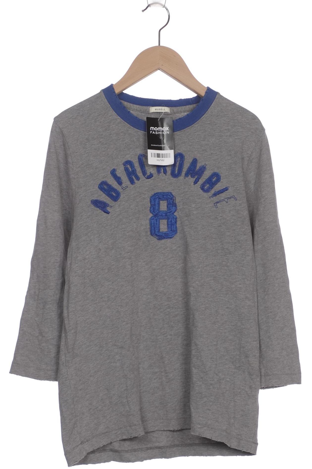 

Abercrombie & Fitch Damen Langarmshirt, grau, Gr. 36