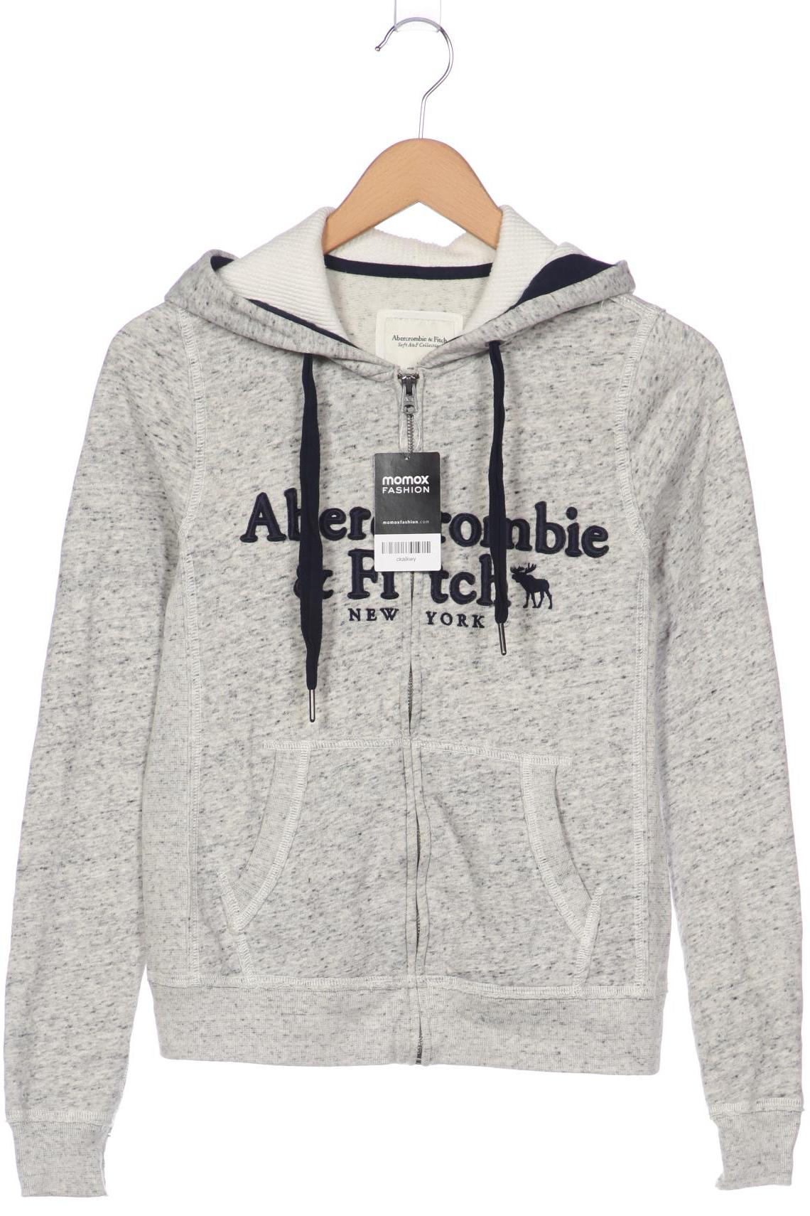 

Abercrombie & Fitch Damen Kapuzenpullover, grau, Gr. 34