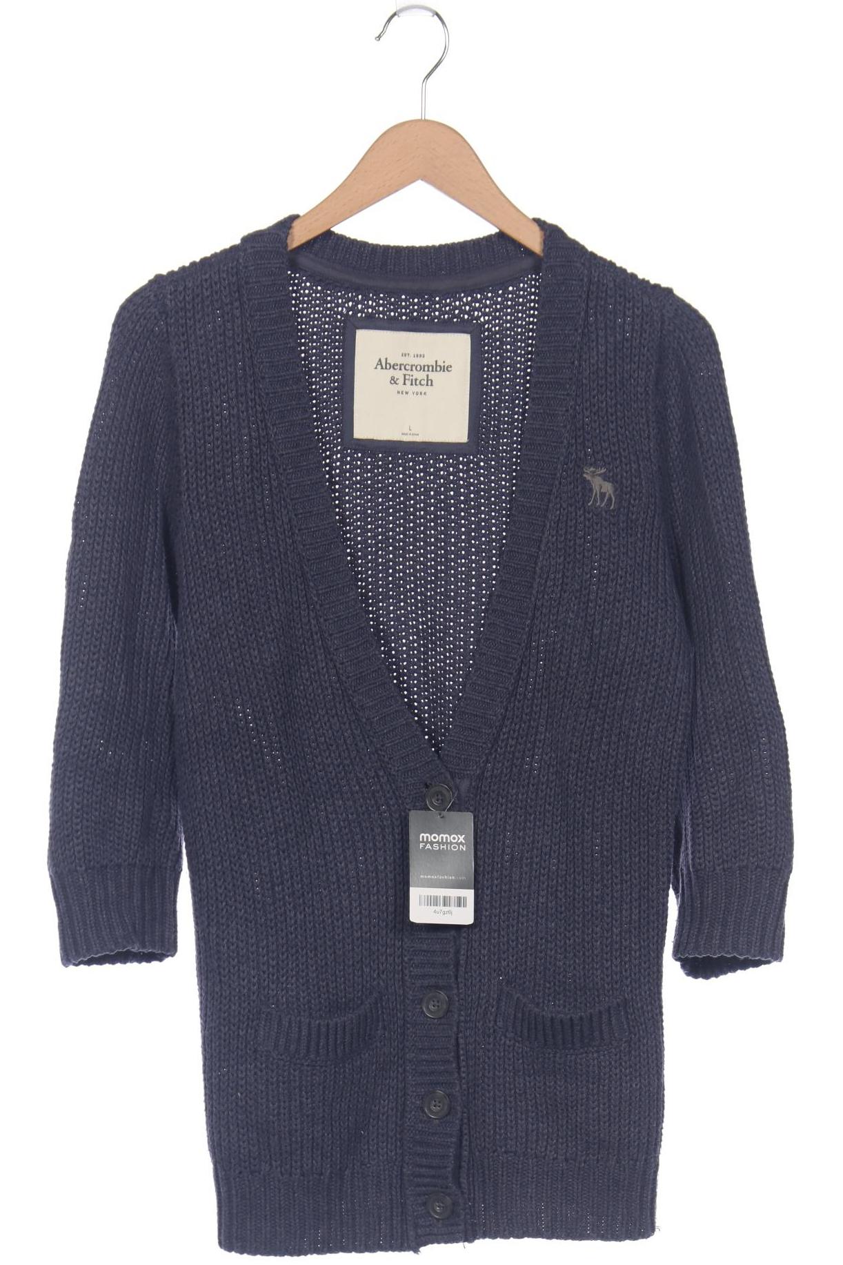 

Abercrombie & Fitch Damen Strickjacke, marineblau, Gr. 42
