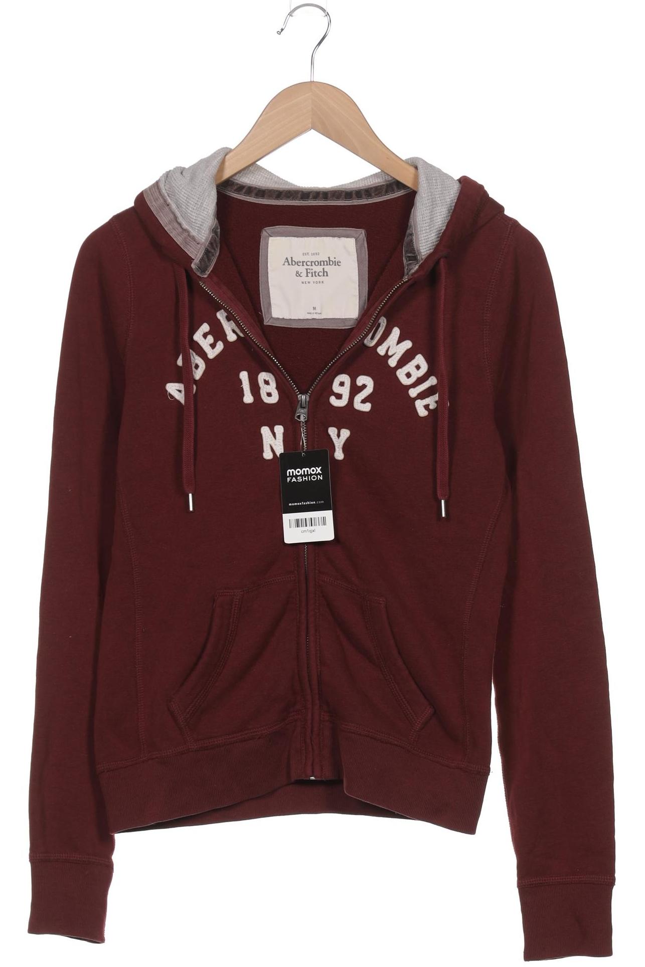 

Abercrombie & Fitch Damen Kapuzenpullover, bordeaux, Gr. 38