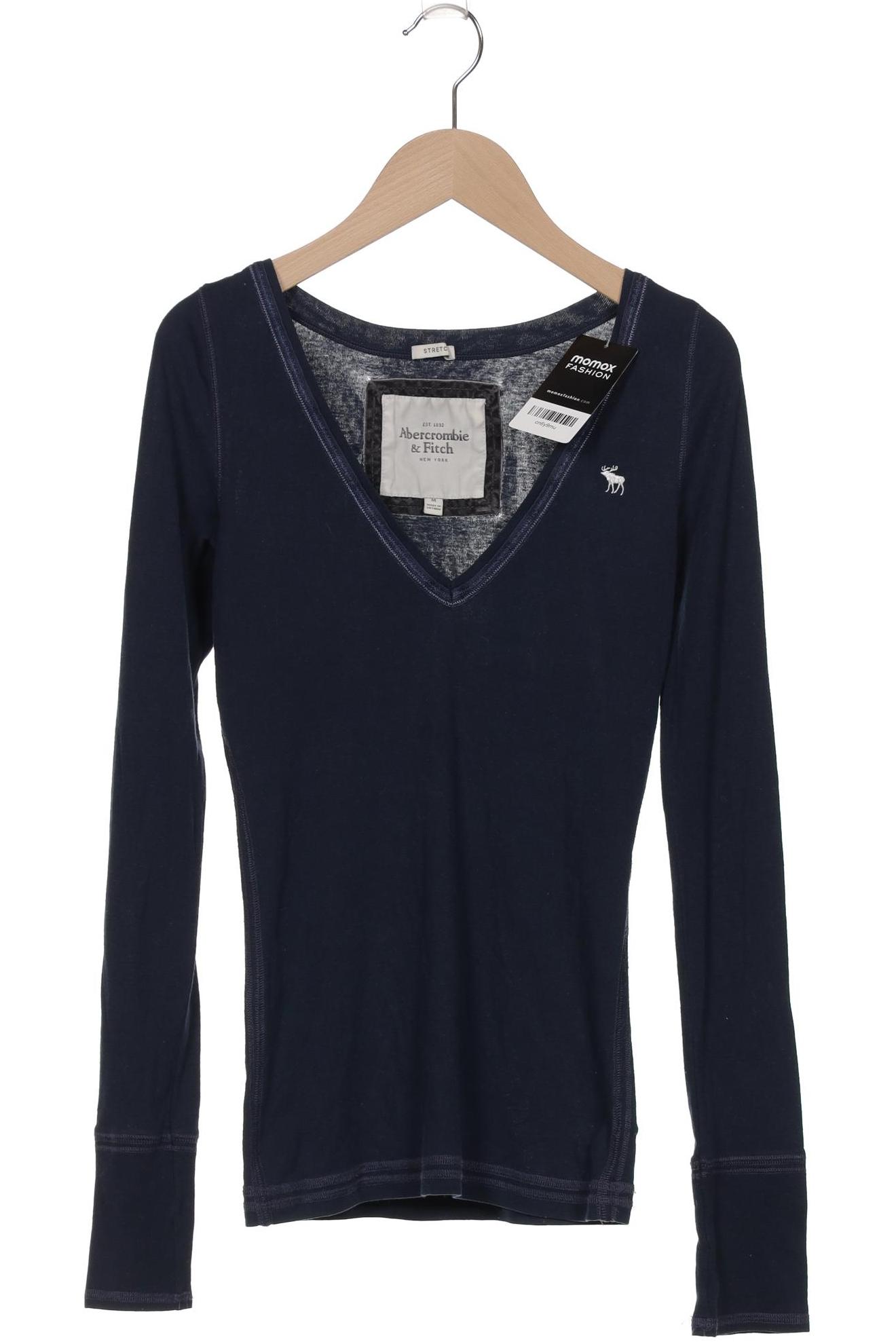 

Abercrombie & Fitch Damen Langarmshirt, marineblau, Gr. 38