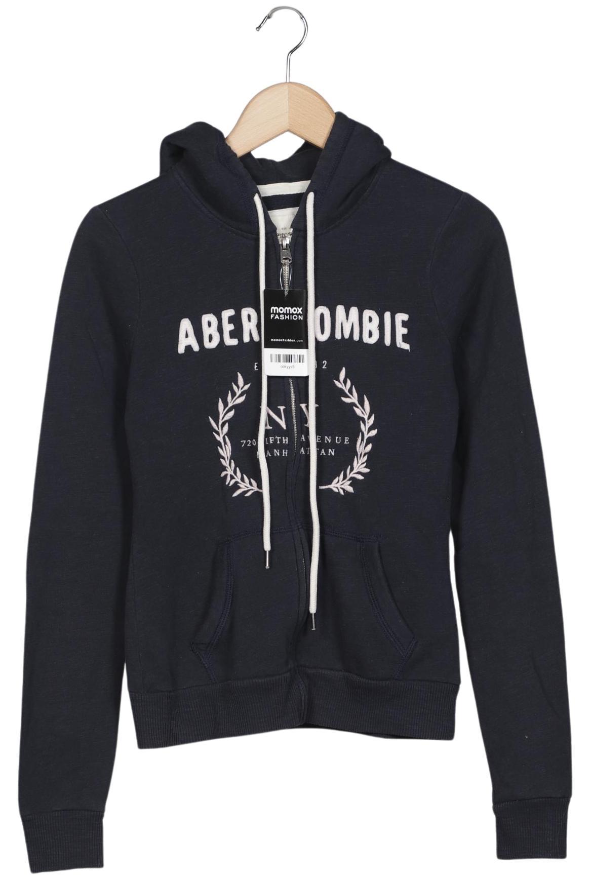 

Abercrombie & Fitch Damen Kapuzenpullover, marineblau, Gr. 36