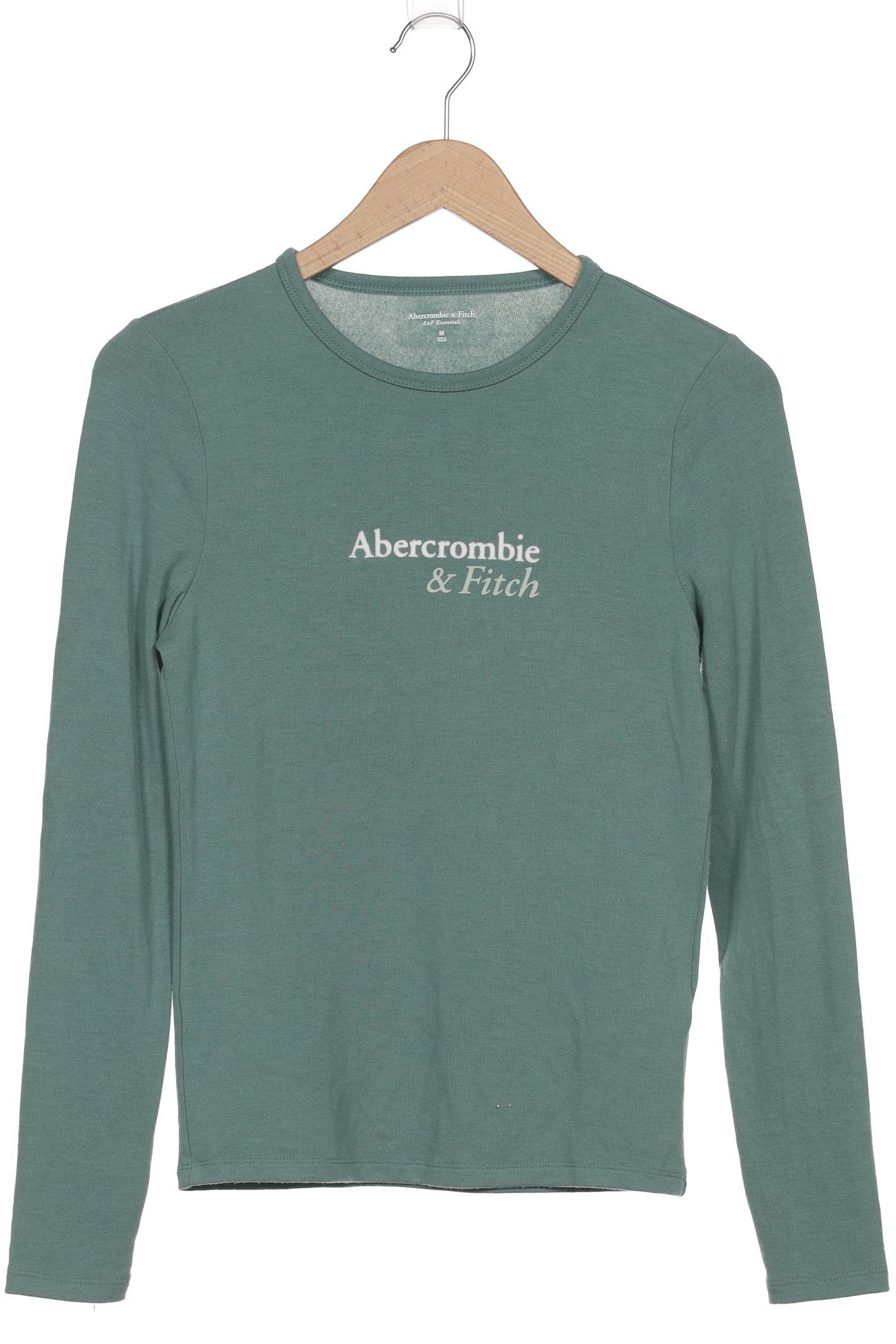 

Abercrombie & Fitch Damen Langarmshirt, grün, Gr. 38