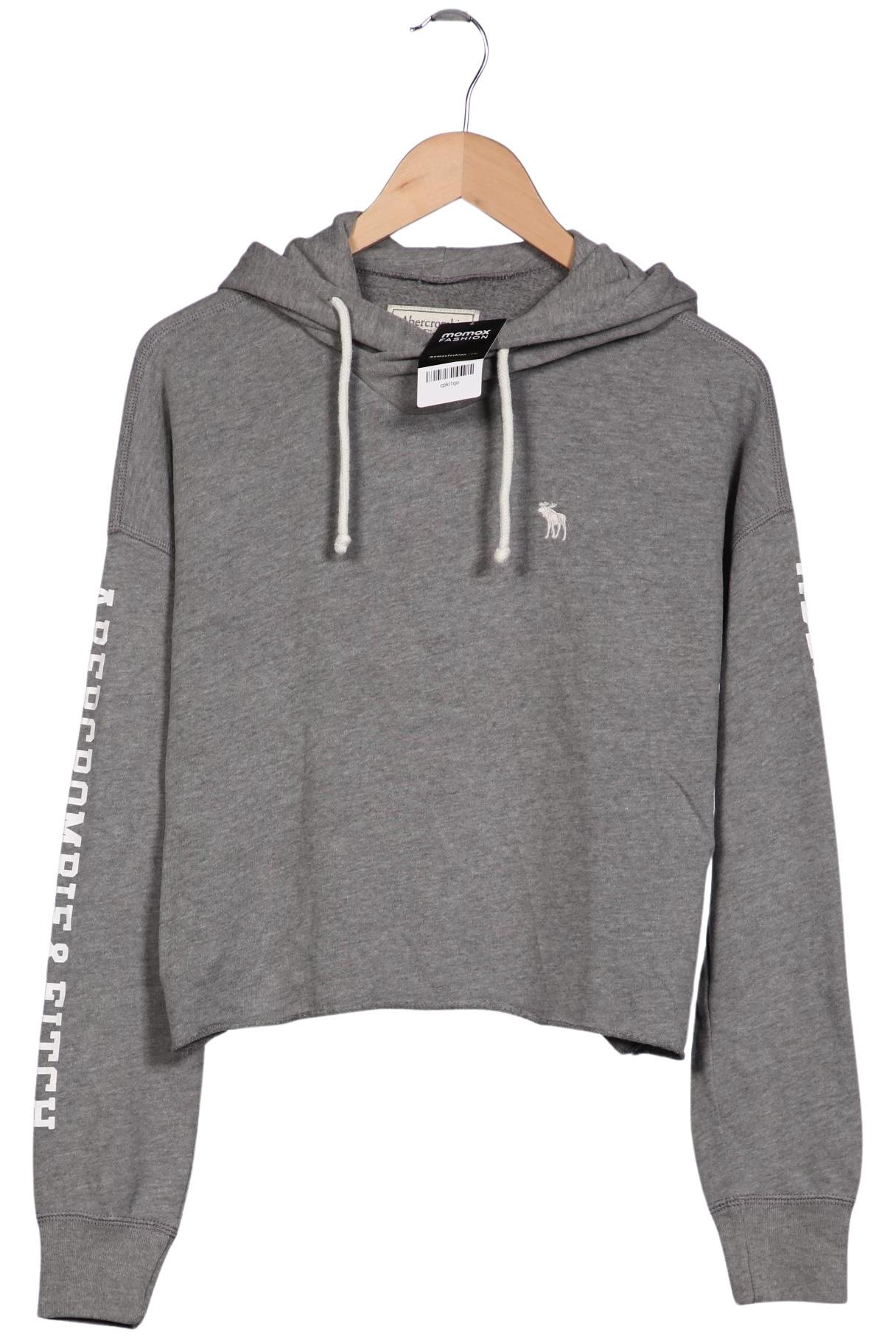 

Abercrombie & Fitch Damen Kapuzenpullover, grau, Gr. 34