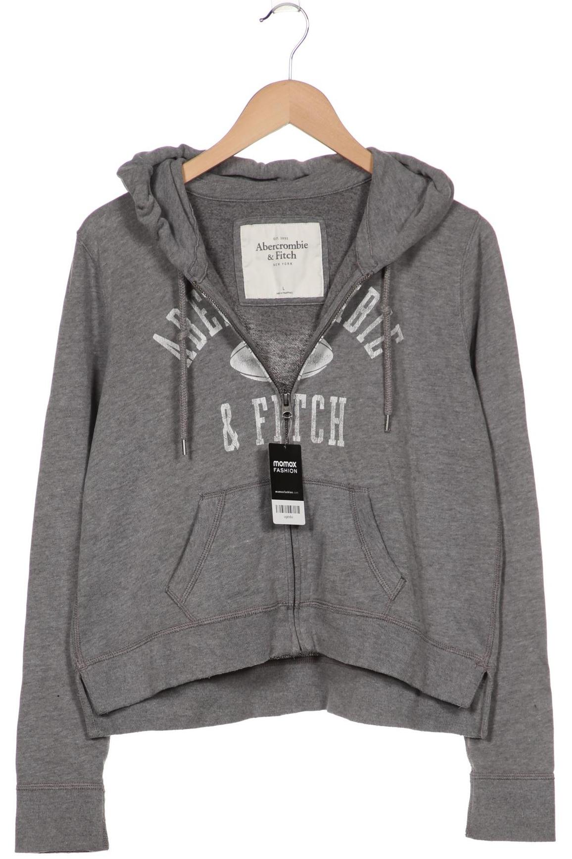

Abercrombie & Fitch Damen Kapuzenpullover, grau