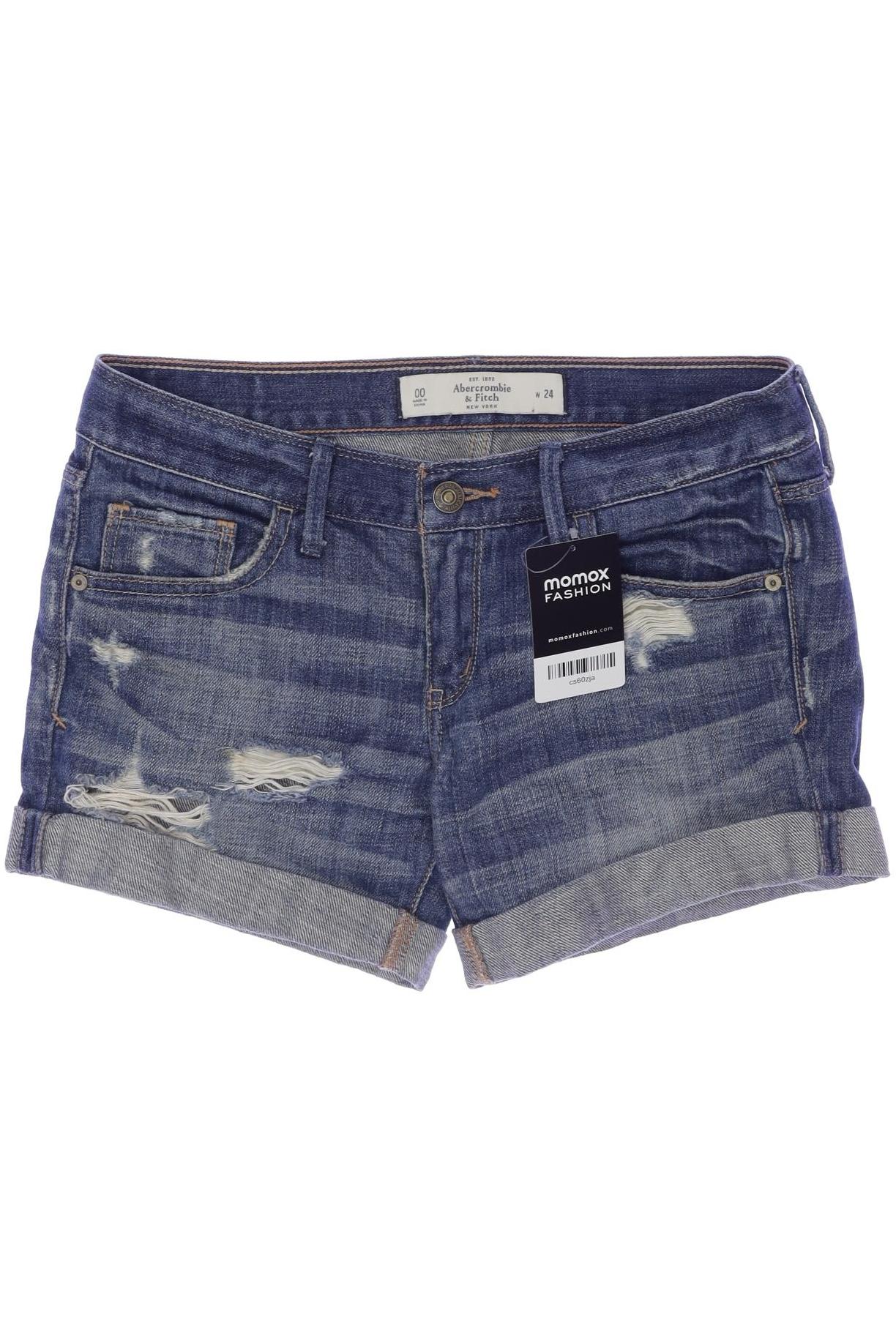 

Abercrombie & Fitch Damen Shorts, blau, Gr. 24