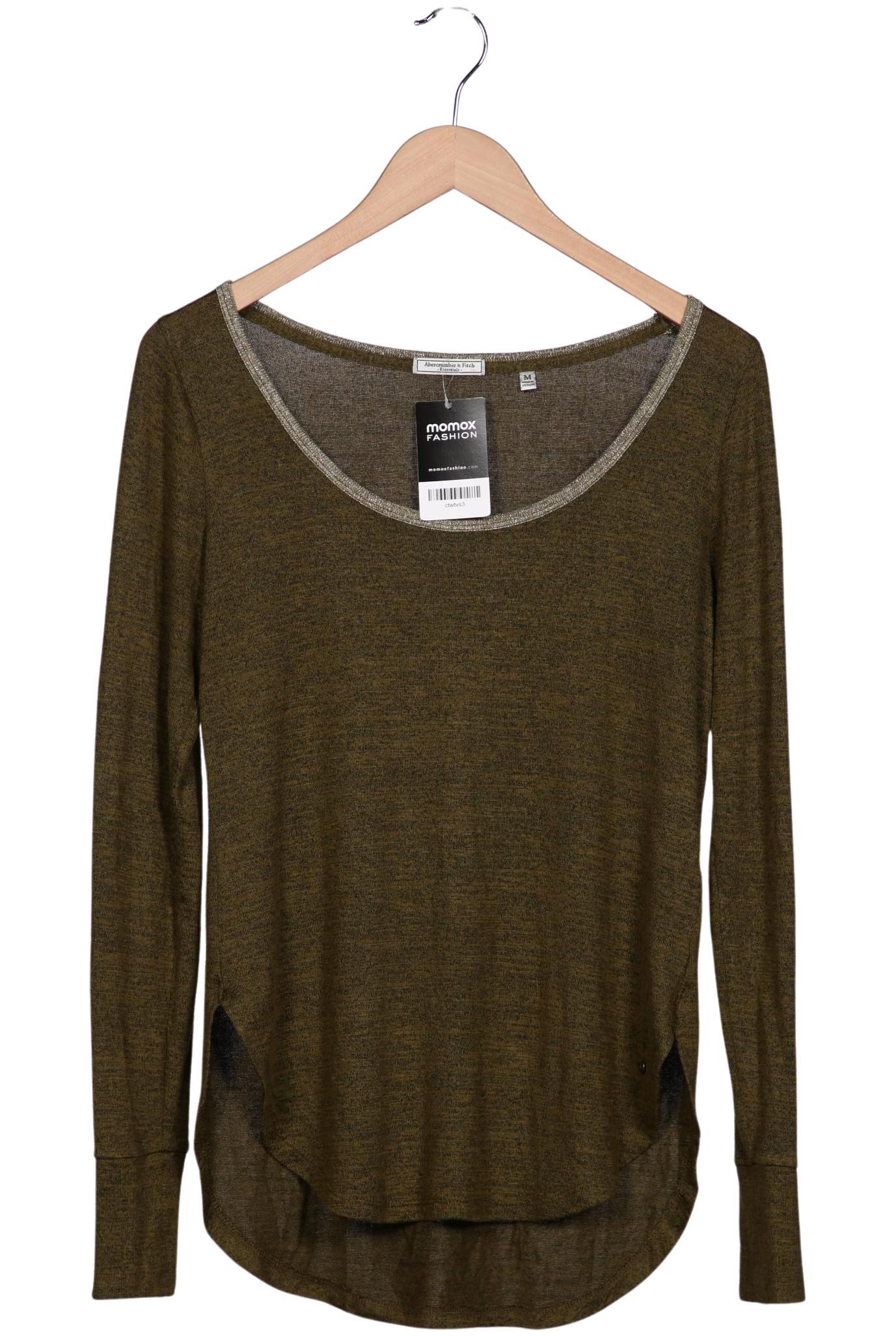 

Abercrombie & Fitch Damen Langarmshirt, grün, Gr. 38